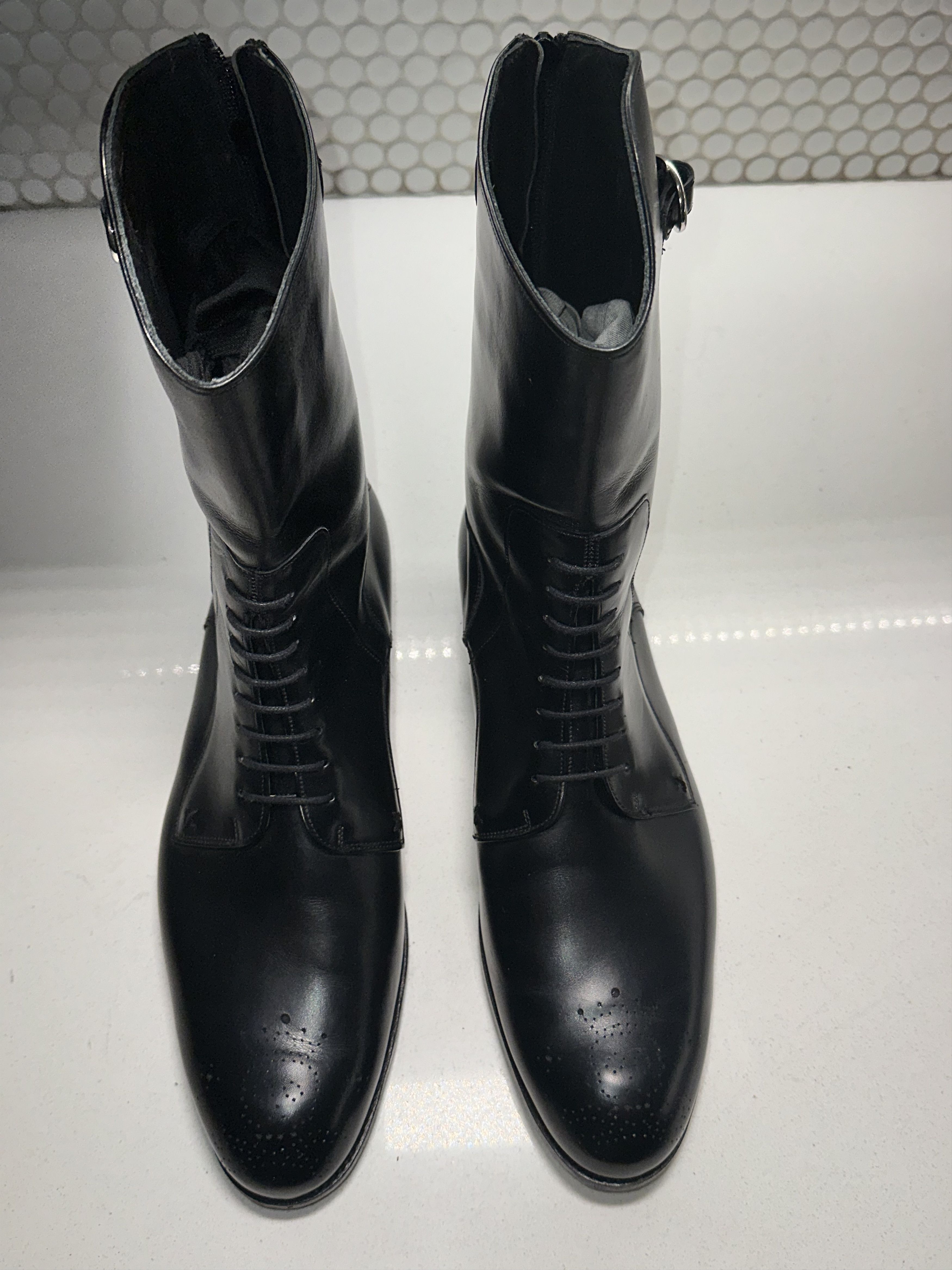 Barker Black Riding Boot Size US 9.5 / EU 42-43 - 3 Thumbnail