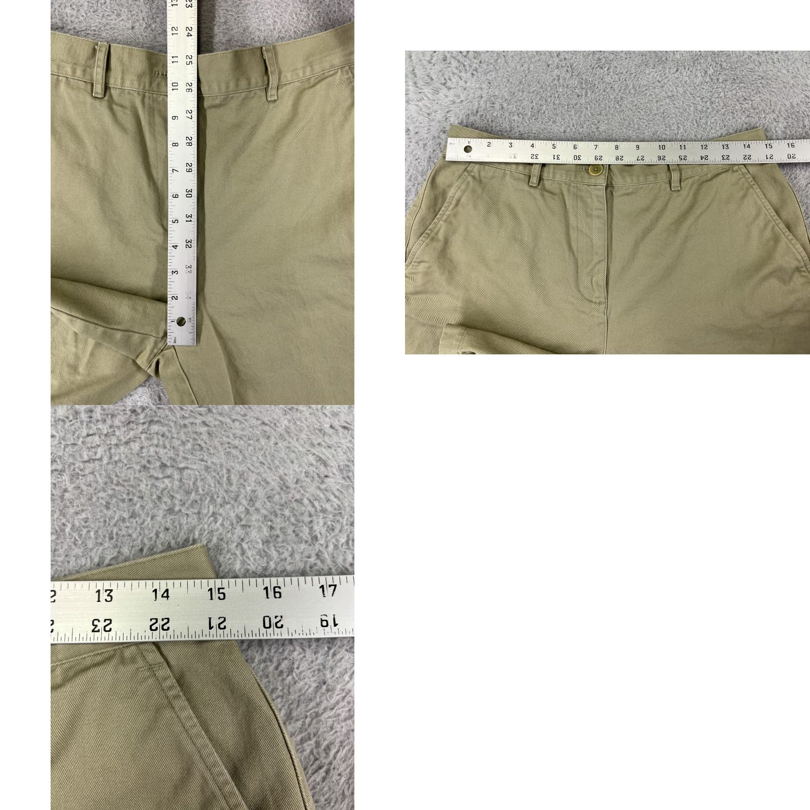 Ralph Lauren Lauren Ralph Lauren Shorts Womens 8 Beige Khaki LRL 100% Cotton Twill Flat Front Shirt Adult 8 Blue 100% Cotton Chino Golf Outdoor Womens Size 30" / US 8 / IT 44 - 9 Thumbnail