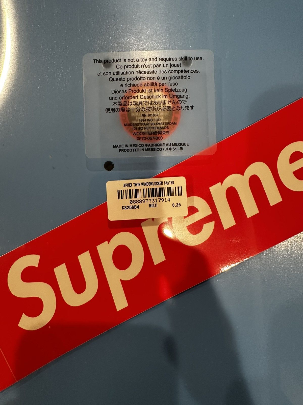 Supreme Supreme Aphex Twin Windowlicker Skateboard Deck Size ONE SIZE - 3 Thumbnail