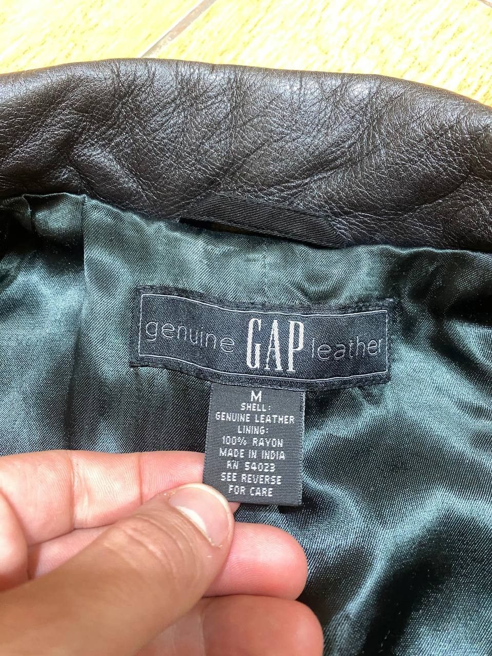 Gap Gap Genuine Leather Jacket Mens Vintage Size US M / EU 48-50 / 2 - 2 Thumbnail