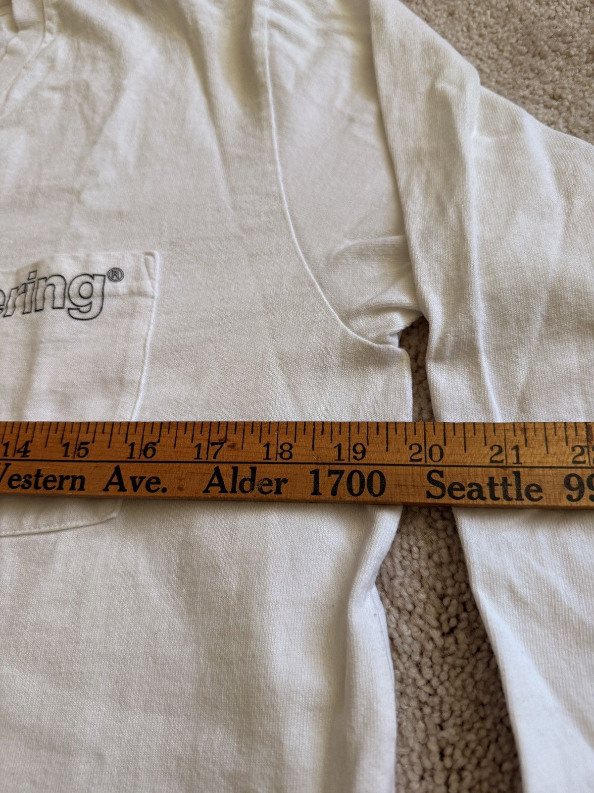 White Mountaineering White Mountaineering white tee Size US S / EU 44-46 / 1 - 6 Thumbnail