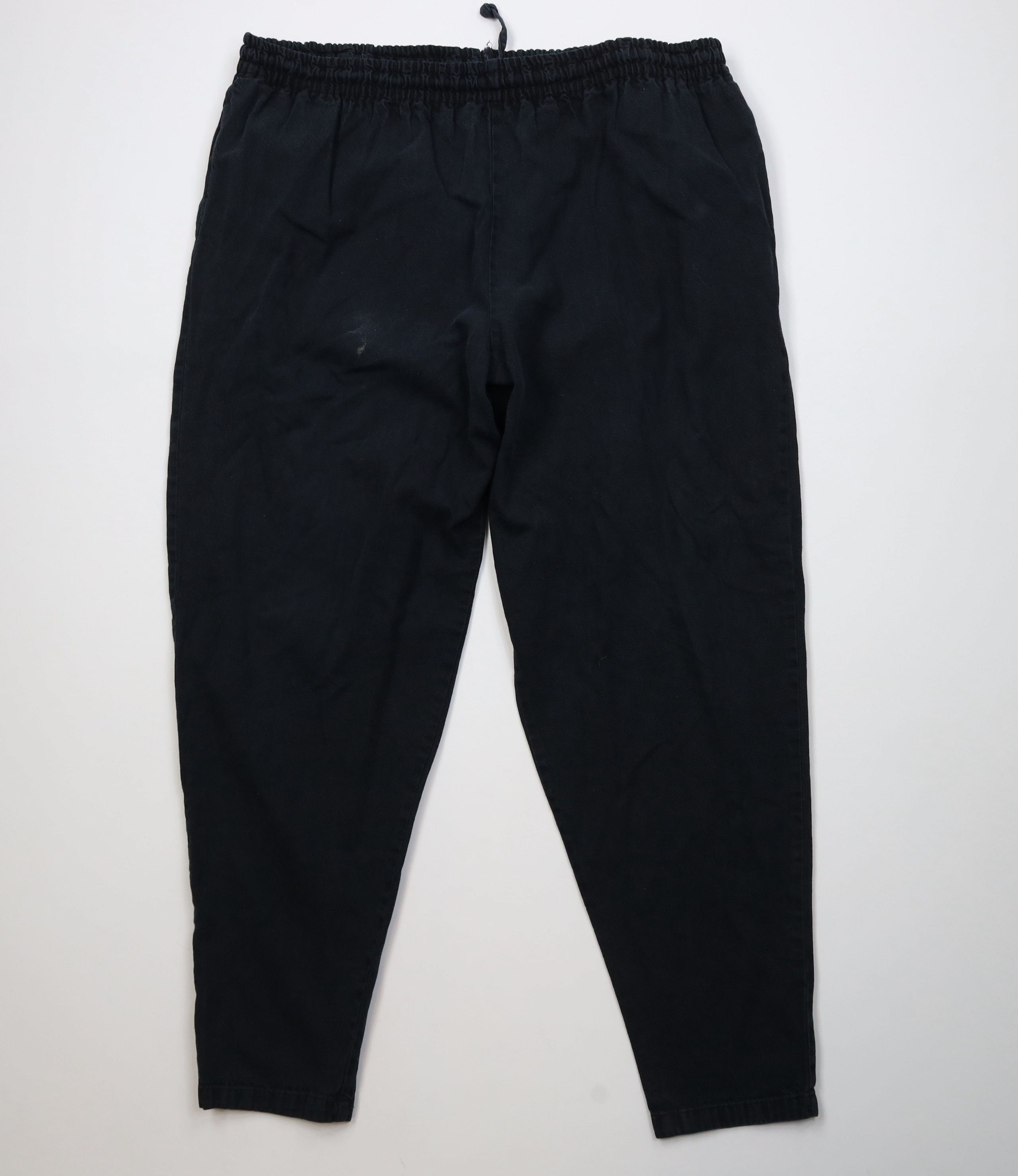Vintage Vintage 90s Streetwear Tapered Leg Harem Pants Black USA Size US 40 / EU 56 - 1 Thumbnail