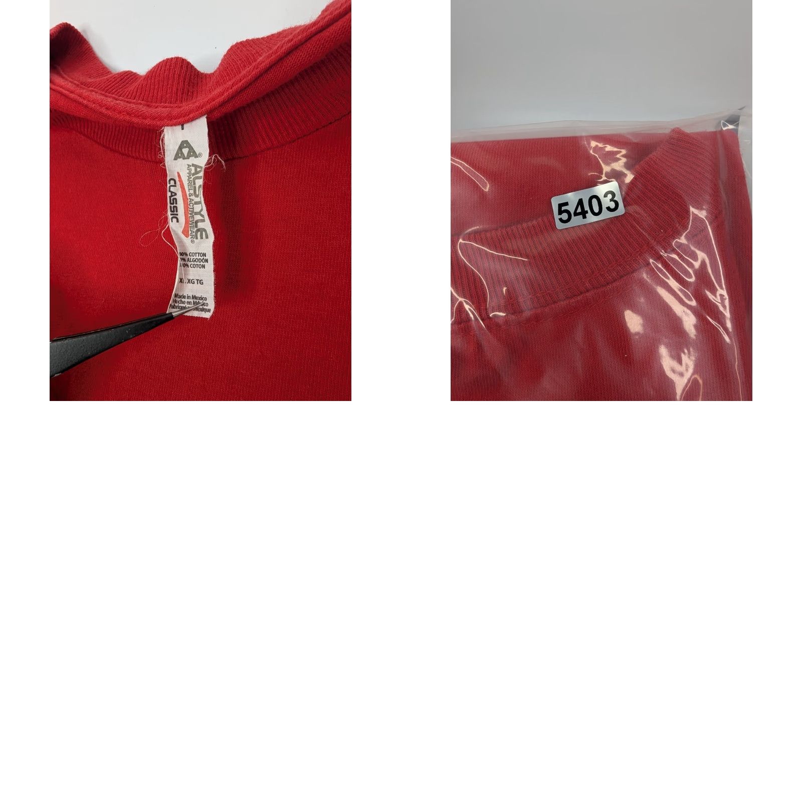 American Apparel Apple Store Employee Shirt Mens XL Red Logo T-Shirt American Apparel Knit Cotton Crew Neck Short Sleeve Clothing Size US XL / EU 56 / 4 - 8 Thumbnail