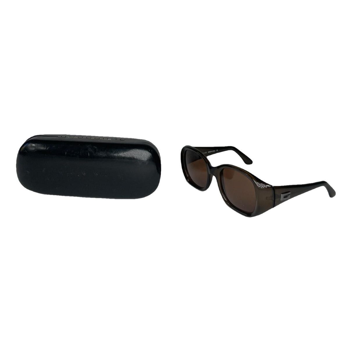 Gucci Brown Plastic Sunglasses Size ONE SIZE - 1 Thumbnail