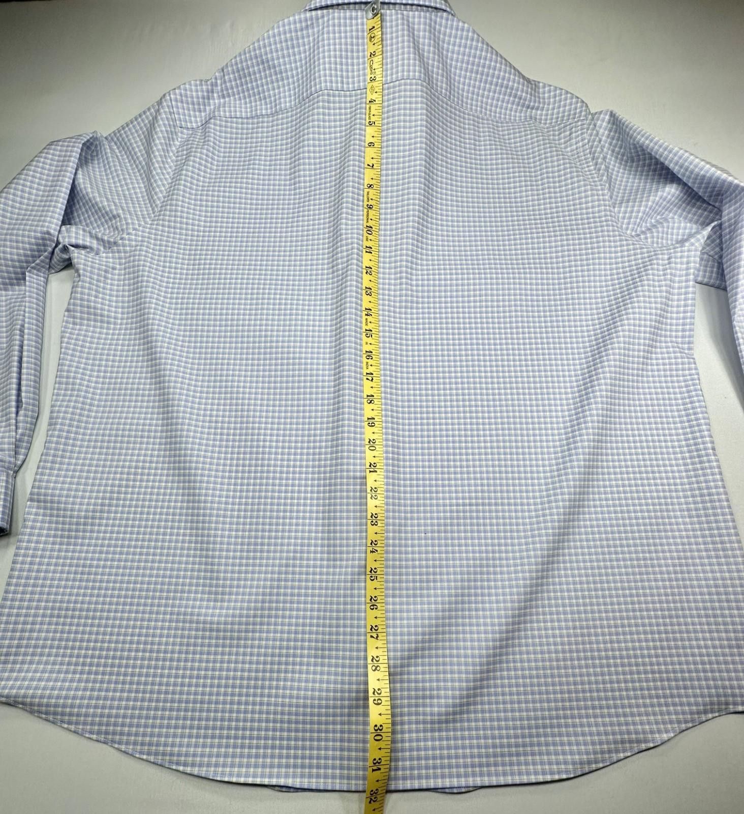 Michael Kors Michael Kors Regular Fit Comfort Stretch Shirt Blue Mens 2XL Size US XXL / EU 58 / 5 - 7 Thumbnail