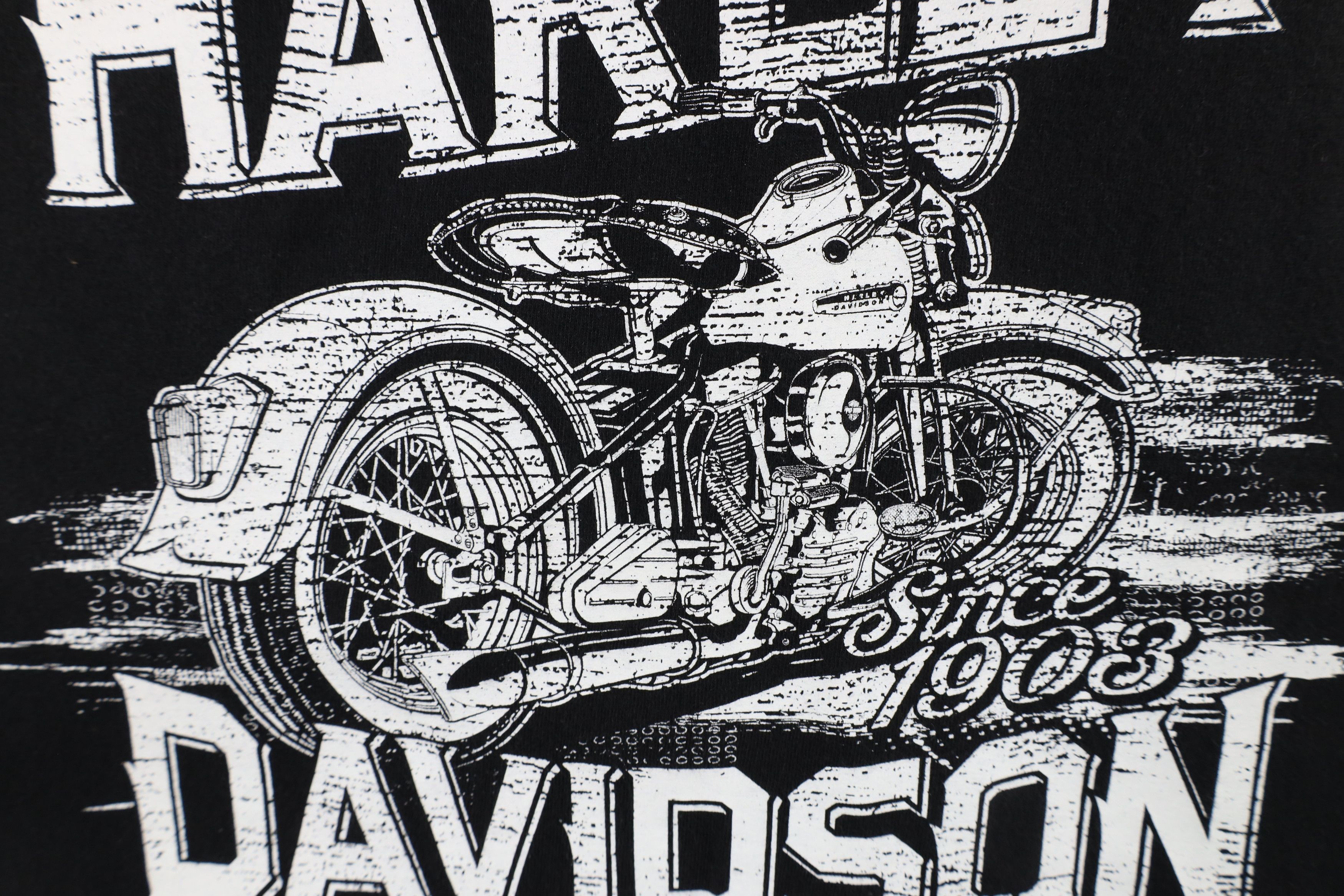 Harley Davidson × Vintage Y2K Harley Davidson Spell Out Big Logo Short Sleeve T-Shirt Size US XXL / EU 58 / 5 - 5 Thumbnail