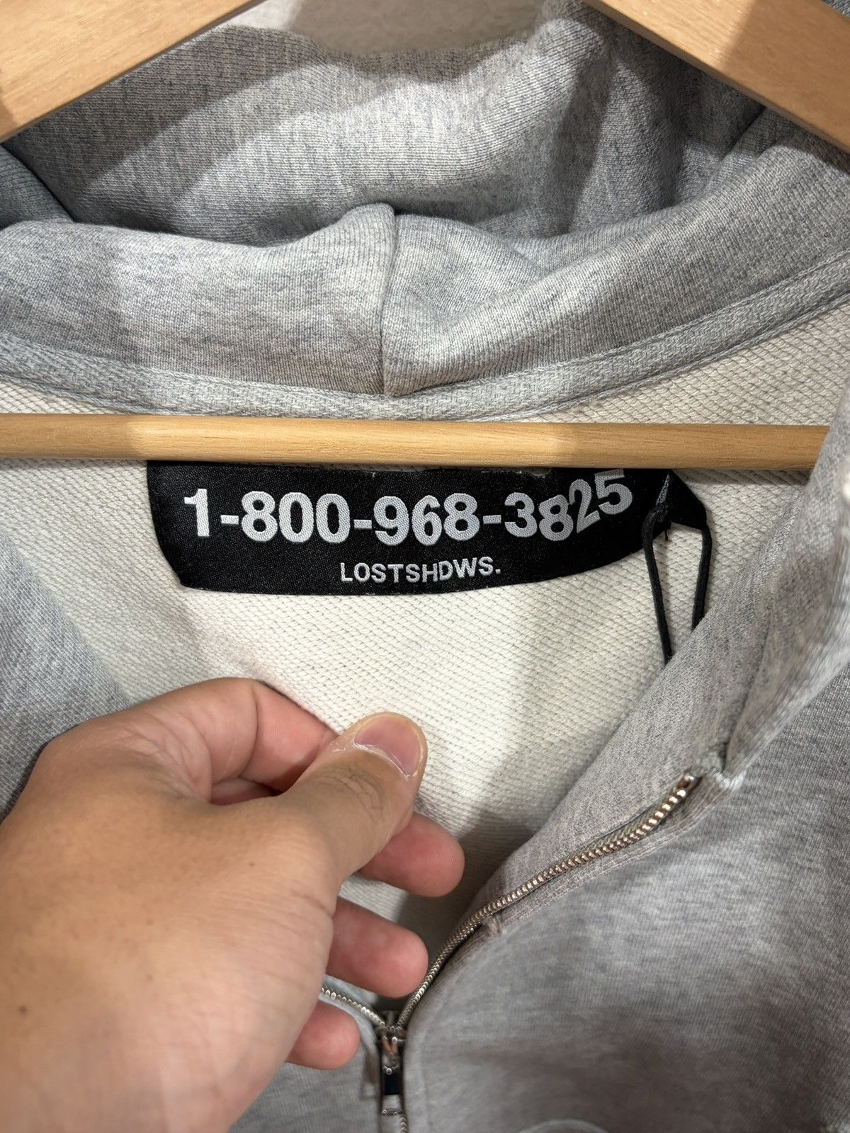LOSTSHDWS Lostshdws Acid Wash Grey Hoodie Size US S / EU 44-46 / 1 - 4 Thumbnail