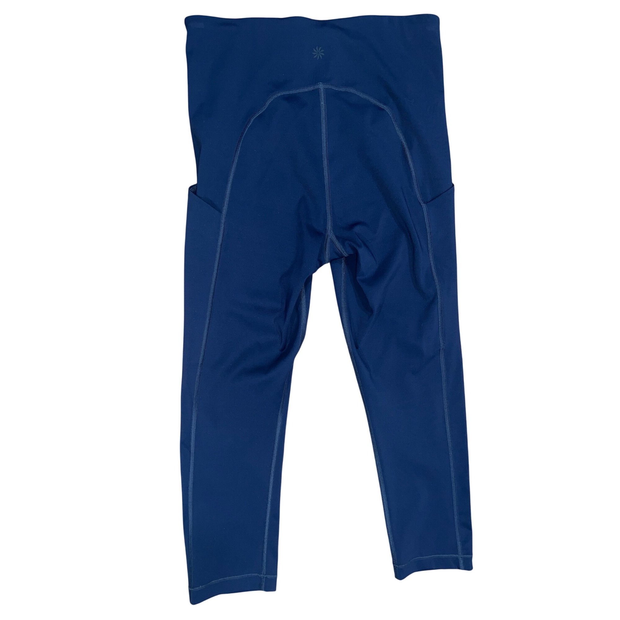 Athleta Athleta Ultimate Stash Pocket Capri Leggings S Blue High Ris Size 23" - 3 Thumbnail