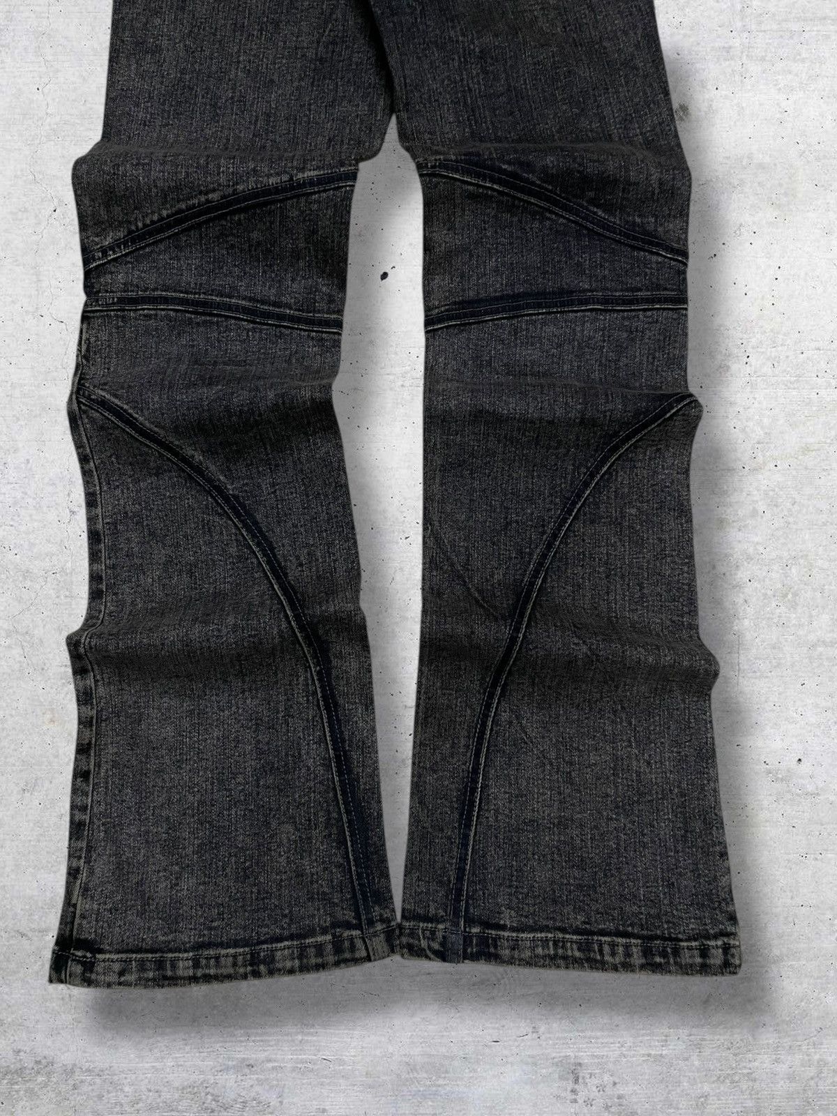 Tornado Mart JAPAN ARCHITECTURAL ADORE GOTHIC FLARE 90S DESIGNER DENIM Size US 30 / EU 46 - 8 Thumbnail