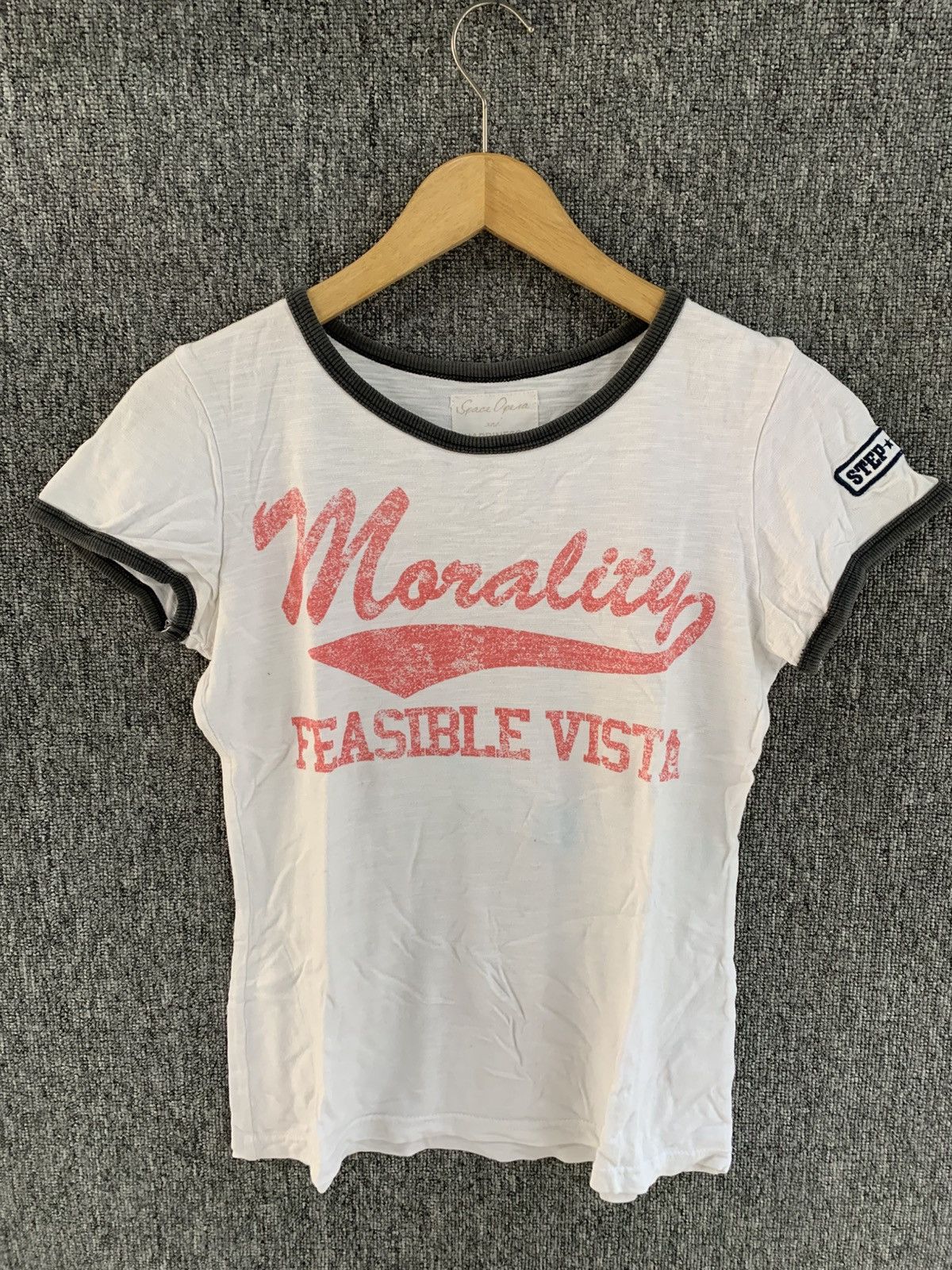 Japanese Brand Space Opera Gothic Morality Back Poem Vintage Style Size L / US 10 / IT 46 - 5 Thumbnail