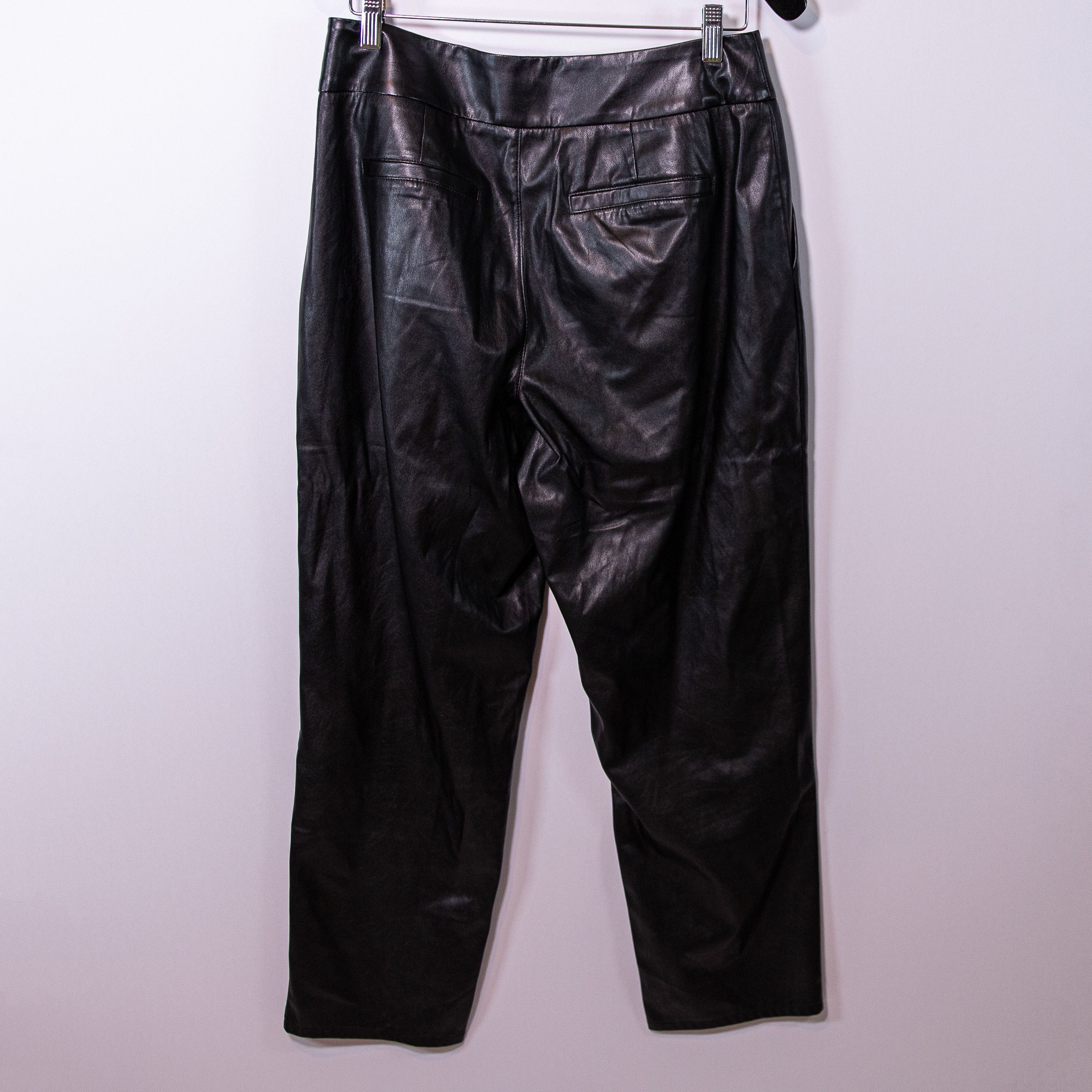 Paige Paige Jazz Faux Vegan Leather Tapered Leg Mid Size 30" / US 8 / IT 44 - 4 Thumbnail
