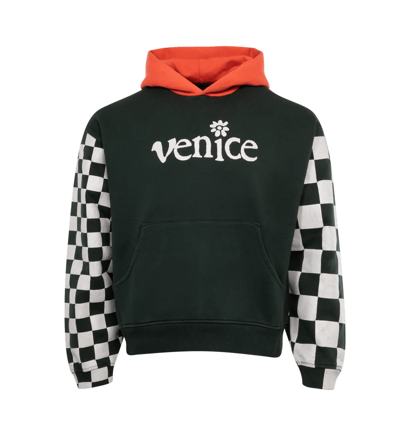 ERL o1h1sh10624 Hoodie in Black Checker Size US XL / EU 56 / 4 - 1 Thumbnail