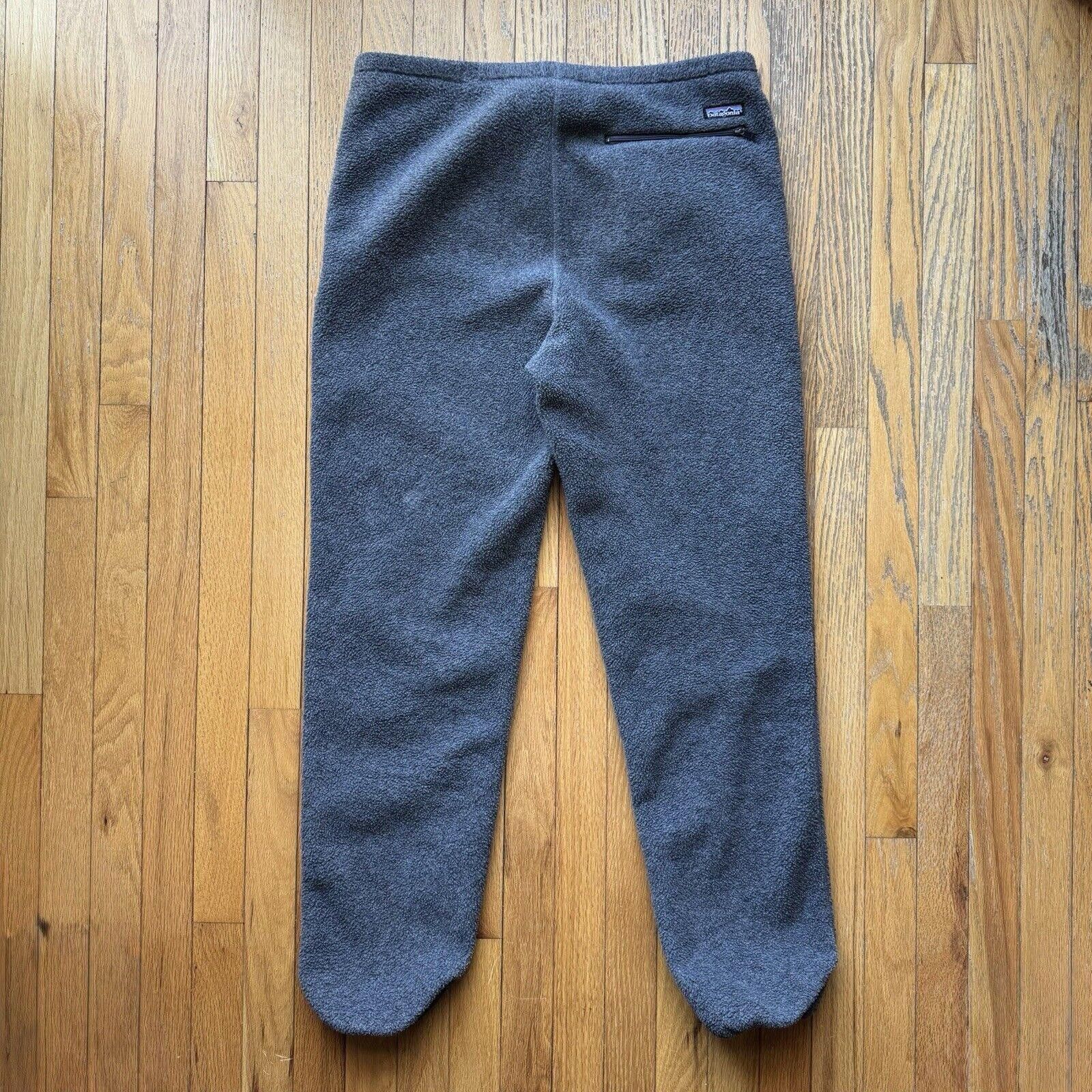 Patagonia VTG 80s Patagonia Synchilla Fleece Pants Gray Large Size US 34 / EU 50 - 2 Thumbnail