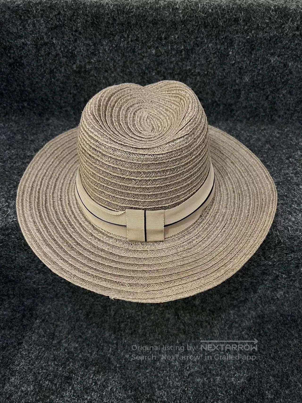 Maison Michel Maison Michel Brown Straw Hat. Size ONE SIZE - 4 Thumbnail