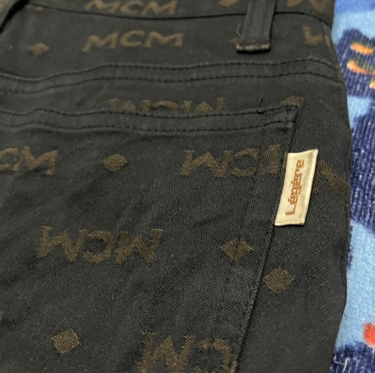 MCM Rare🔥MCM Monogram Fullprint Pant Size 26" / US 2 / IT 38 - 7 Thumbnail