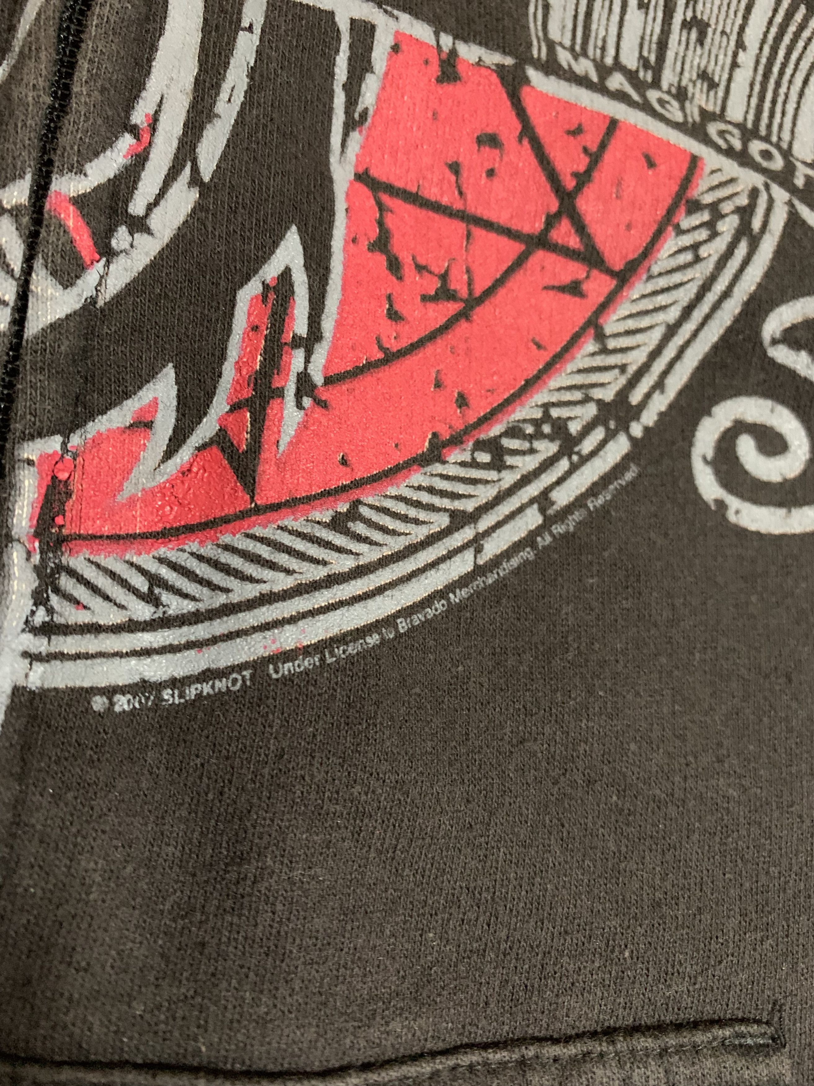 Band Tees × Vintage Vintage Slipknot Hoodie 2007 Big Logo Baggy Y2K Crazy 90s Size US L / EU 52-54 / 3 - 6 Thumbnail