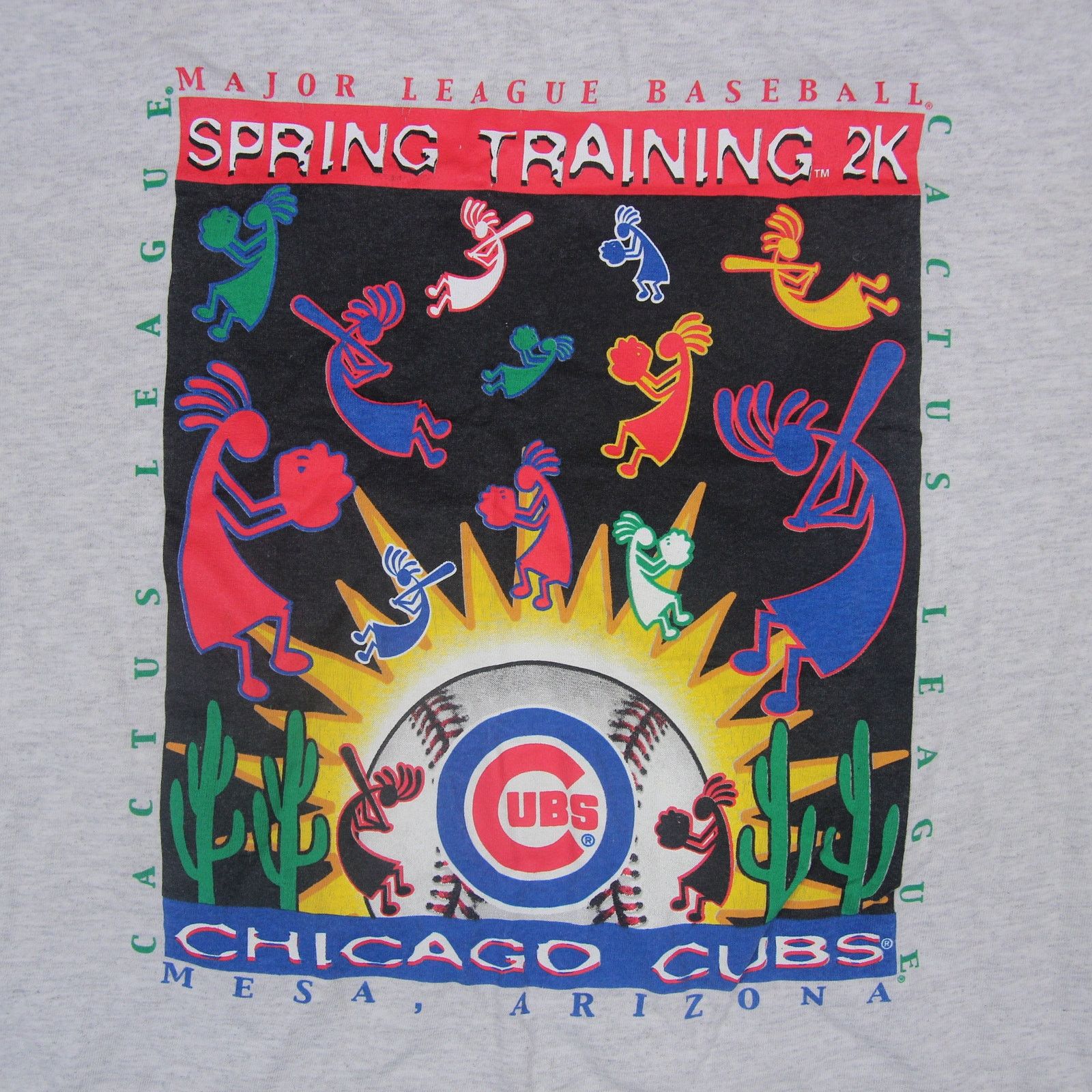 MLB × Vintage Vintage Y2k Chicago Cubs "Spring Training" Graphic T Shirt Size US L / EU 52-54 / 3 - 3 Thumbnail