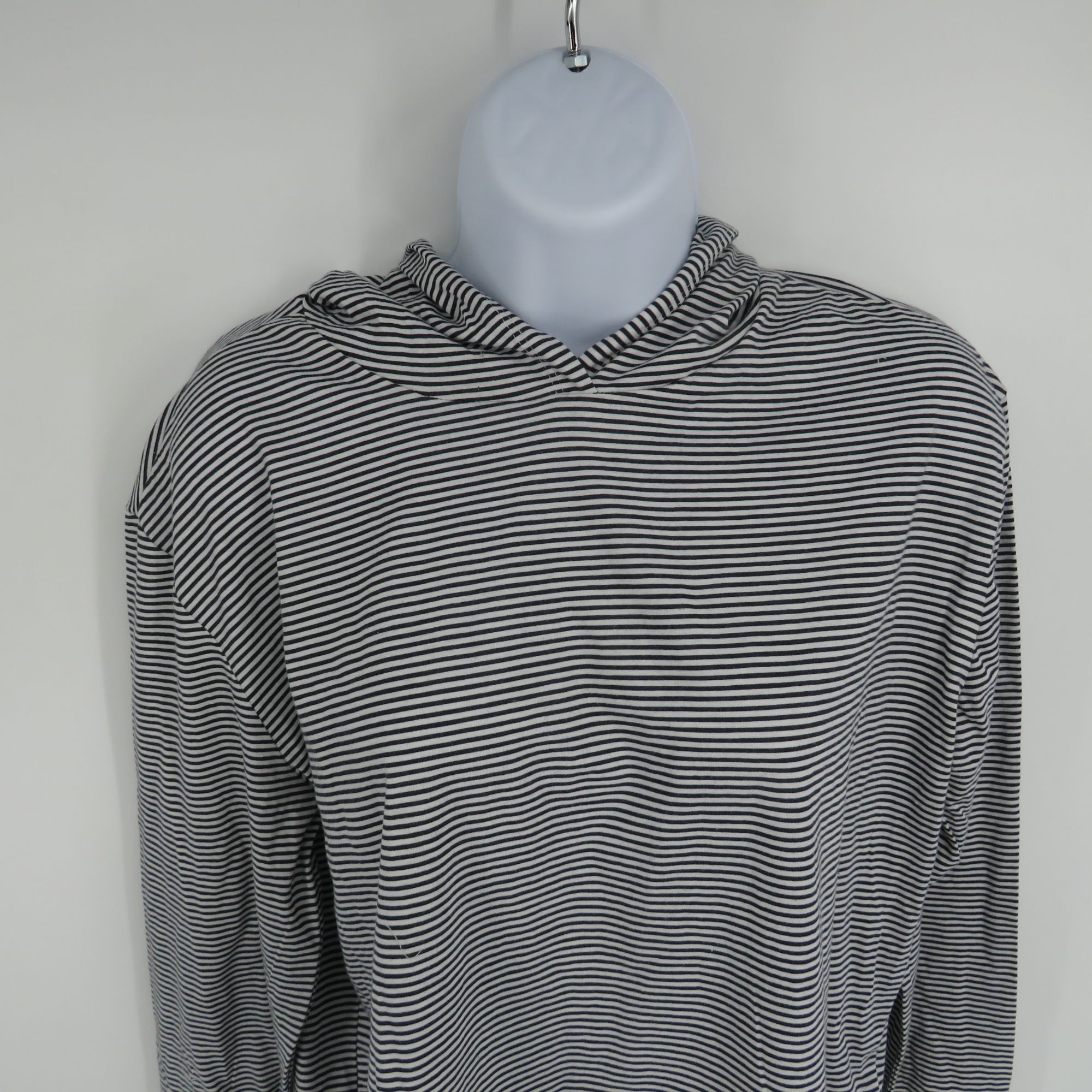 Other Alternative Apparel XS Striped Black & White Pullover Hooded Size XS / US 0-2 / IT 36-38 - 3 Thumbnail