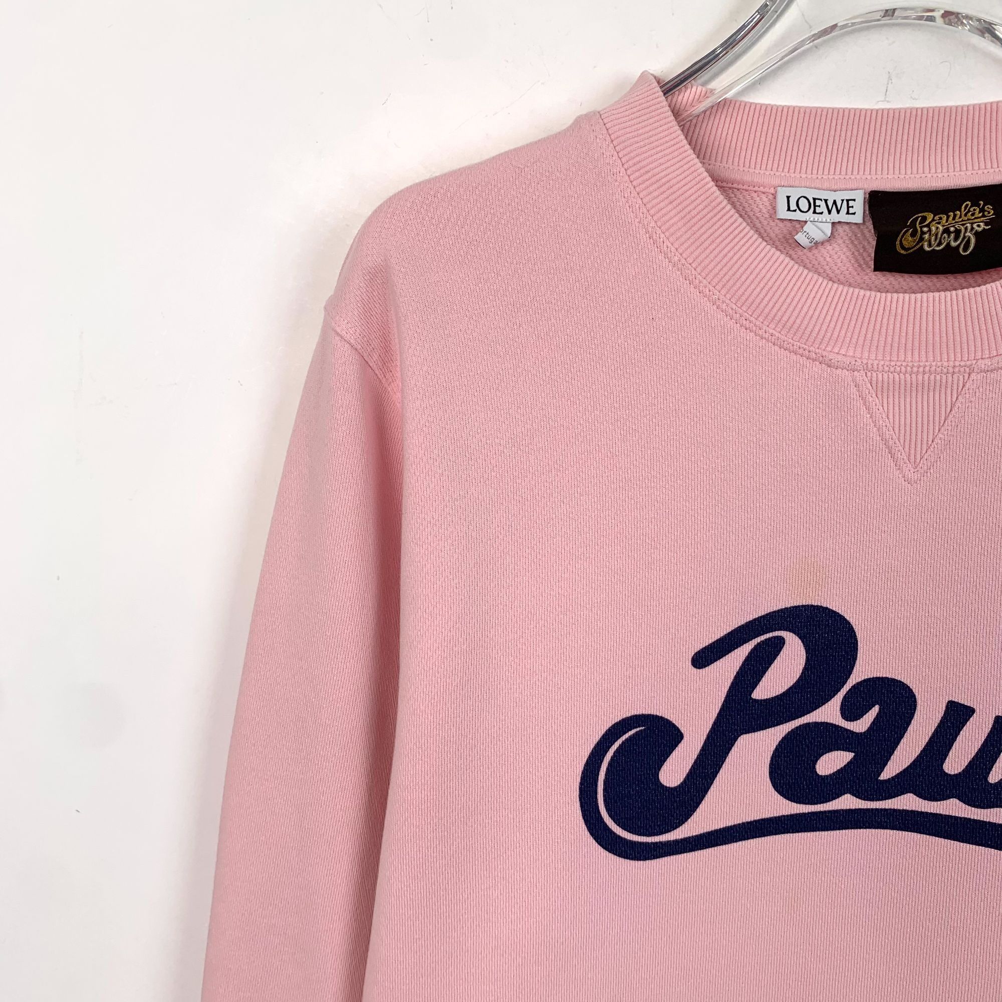 Loewe Loewe Paulas Ibiza Pink Cotton Sweatshirt M Long Sleeve Roun Size M / US 6-8 / IT 42-44 - 7 Thumbnail