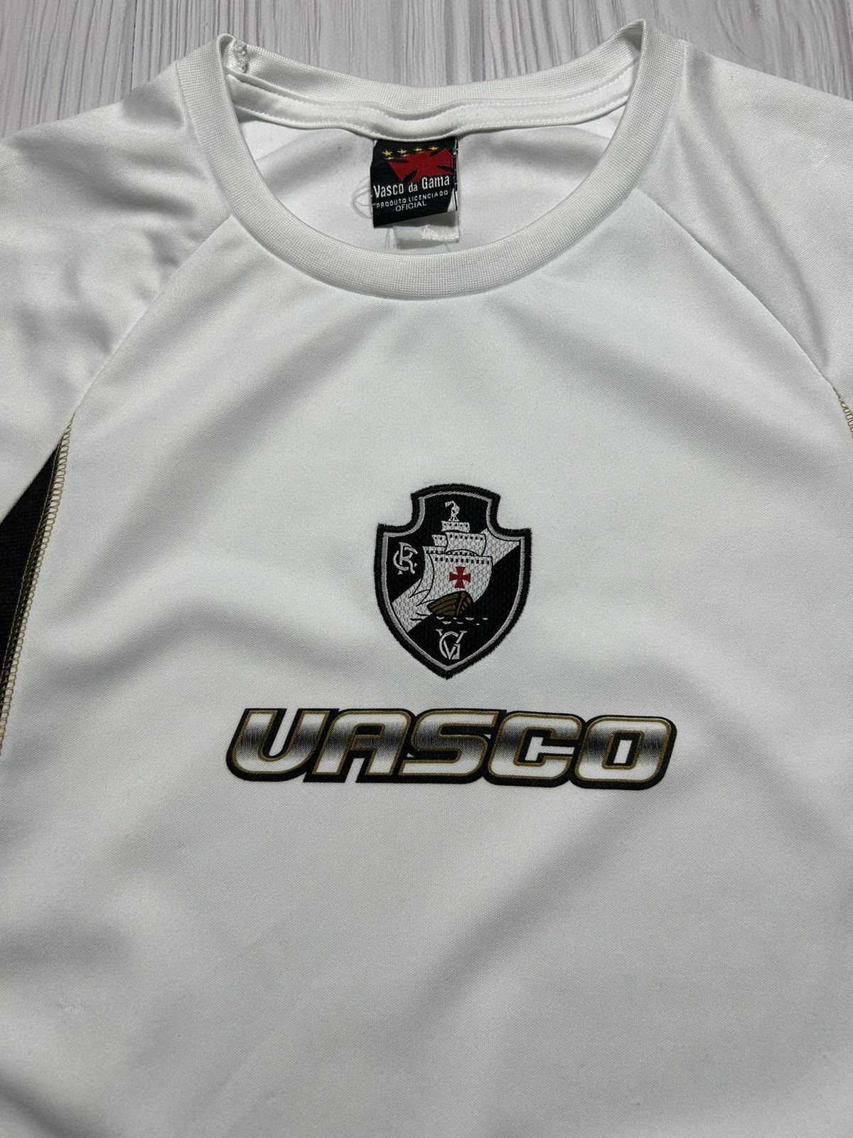 Vintage Vintage Vasco Da Gama Soccer Jersey T-Shirt Size US L / EU 52-54 / 3 - 5 Thumbnail
