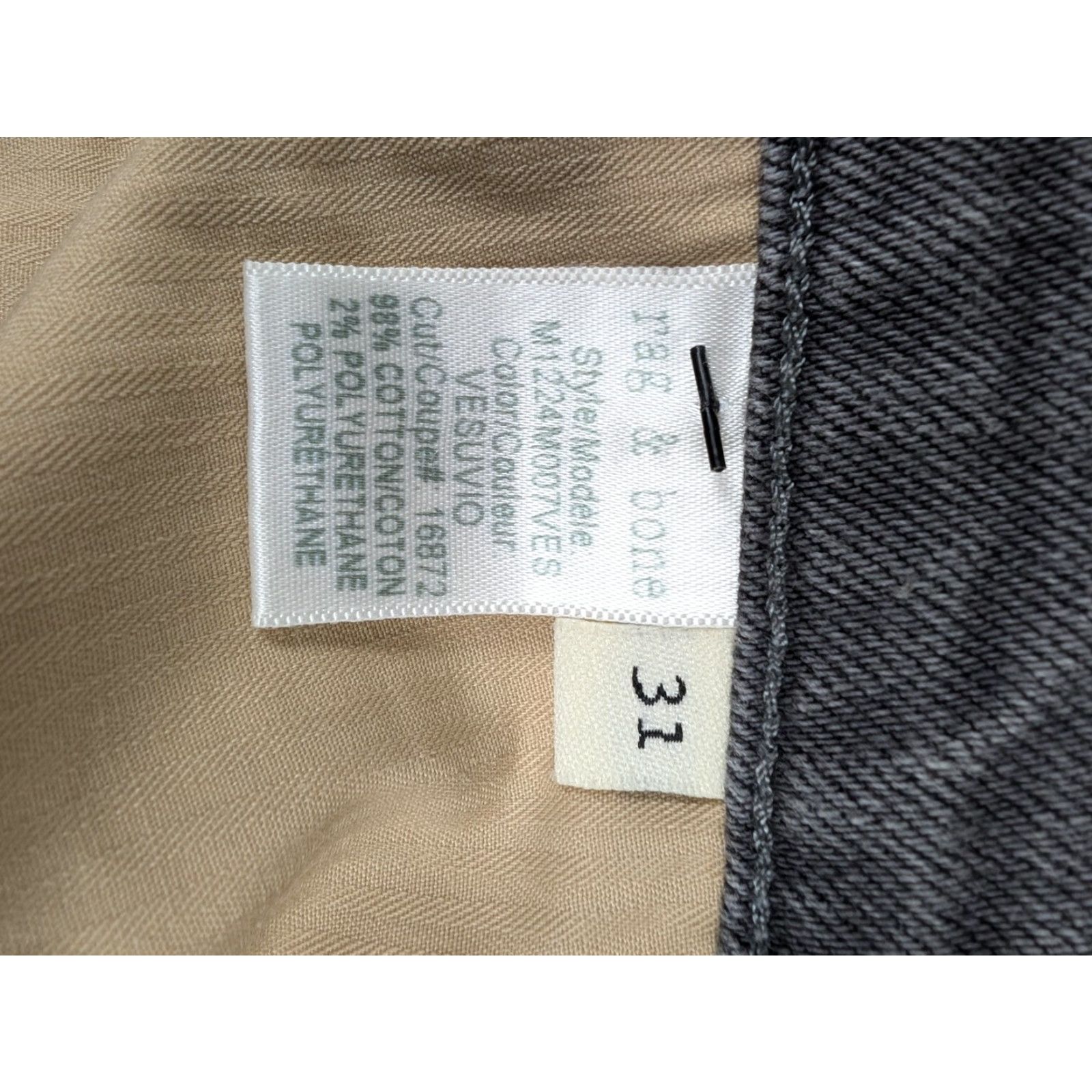 Rag & Bone Rag & Bone Jeans Mens 31 Gray Fit 1 Extra Slim Standard Issue Button Fly USA Jeans Size US 31 - 7 Thumbnail
