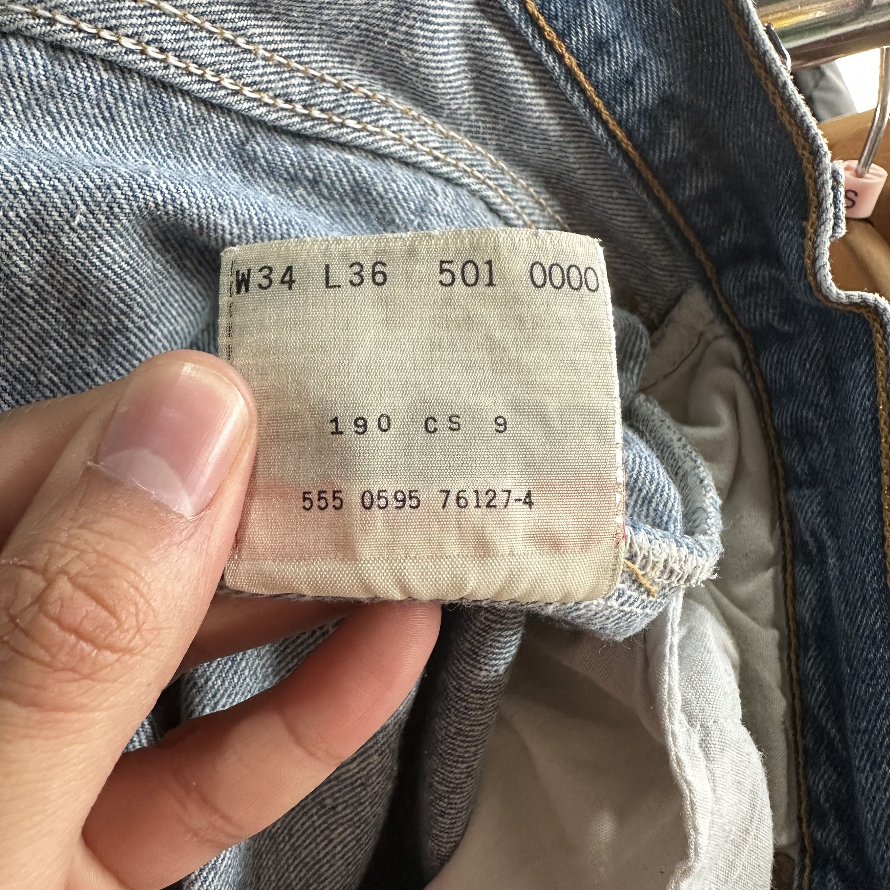 Levi's Vtg Levis 501xx Jeans Mens 34x36 (Fits 32x32) Made in USA Size US 34 / EU 50 - 7 Thumbnail