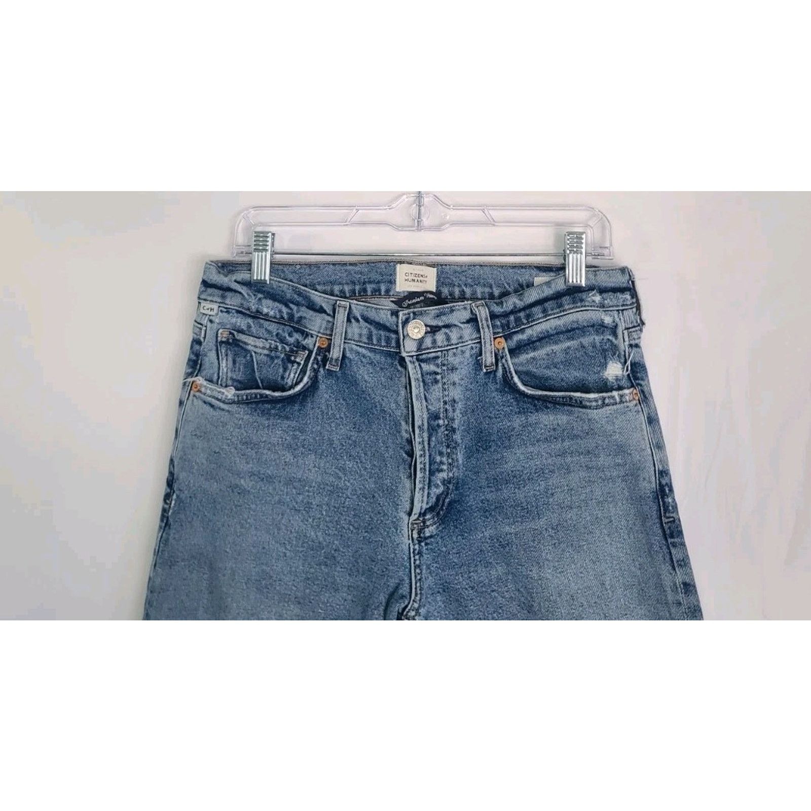 Citizens Of Humanity Citizens of Humanity Emerson Slim Boyfriend Jeans Raw Hem 28 Size 28" / US 6 / IT 42 - 2 Thumbnail