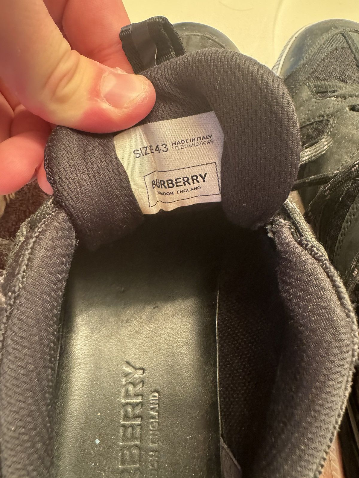 Burberry Burberry Winter Sneakers (A:MF RSF M Low C) Size US 10 / EU 43 - 5 Thumbnail