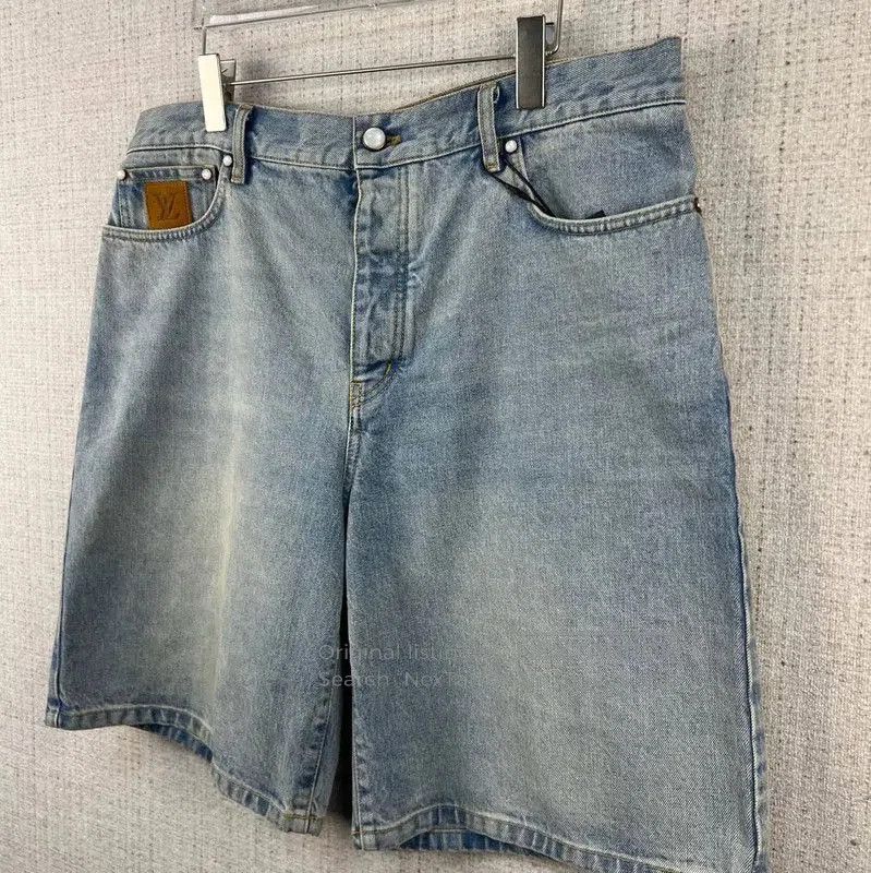 Louis Vuitton Louis Vuitton Summer Light Blue Cotton Shorts . Size US 34 / EU 50 - 3 Thumbnail