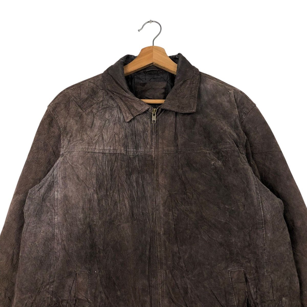 Japanese Brand 🔥VINTAGE BIKER LEATHER JACKET UNBRANDED ISSEY MIYAKE Size US S / EU 44-46 / 1 - 3 Thumbnail
