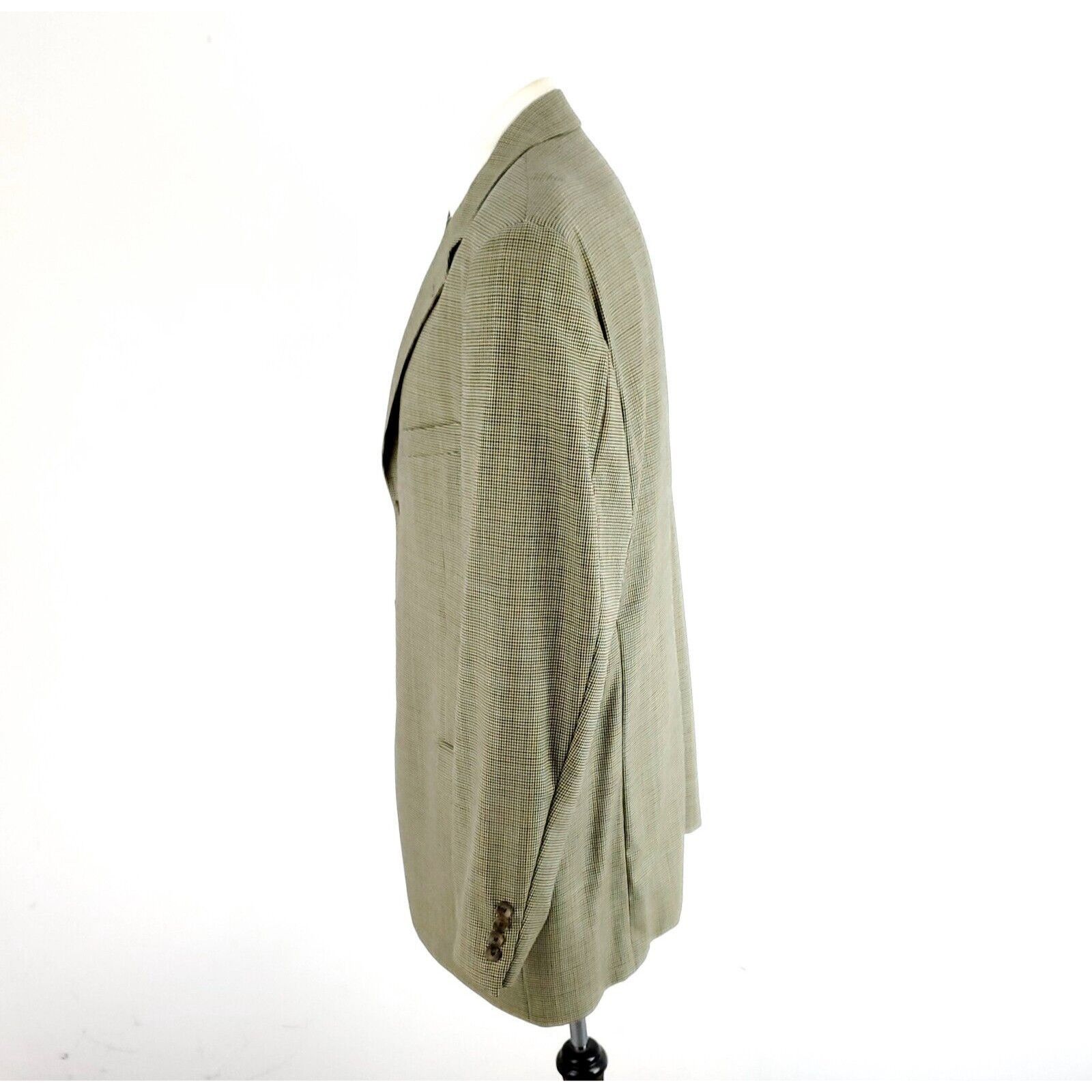 Joseph Abboud Joseph Abboud Nordstrom Wool 3 Button Sport Coat 42L Tan Hou Size 42L - 4 Thumbnail
