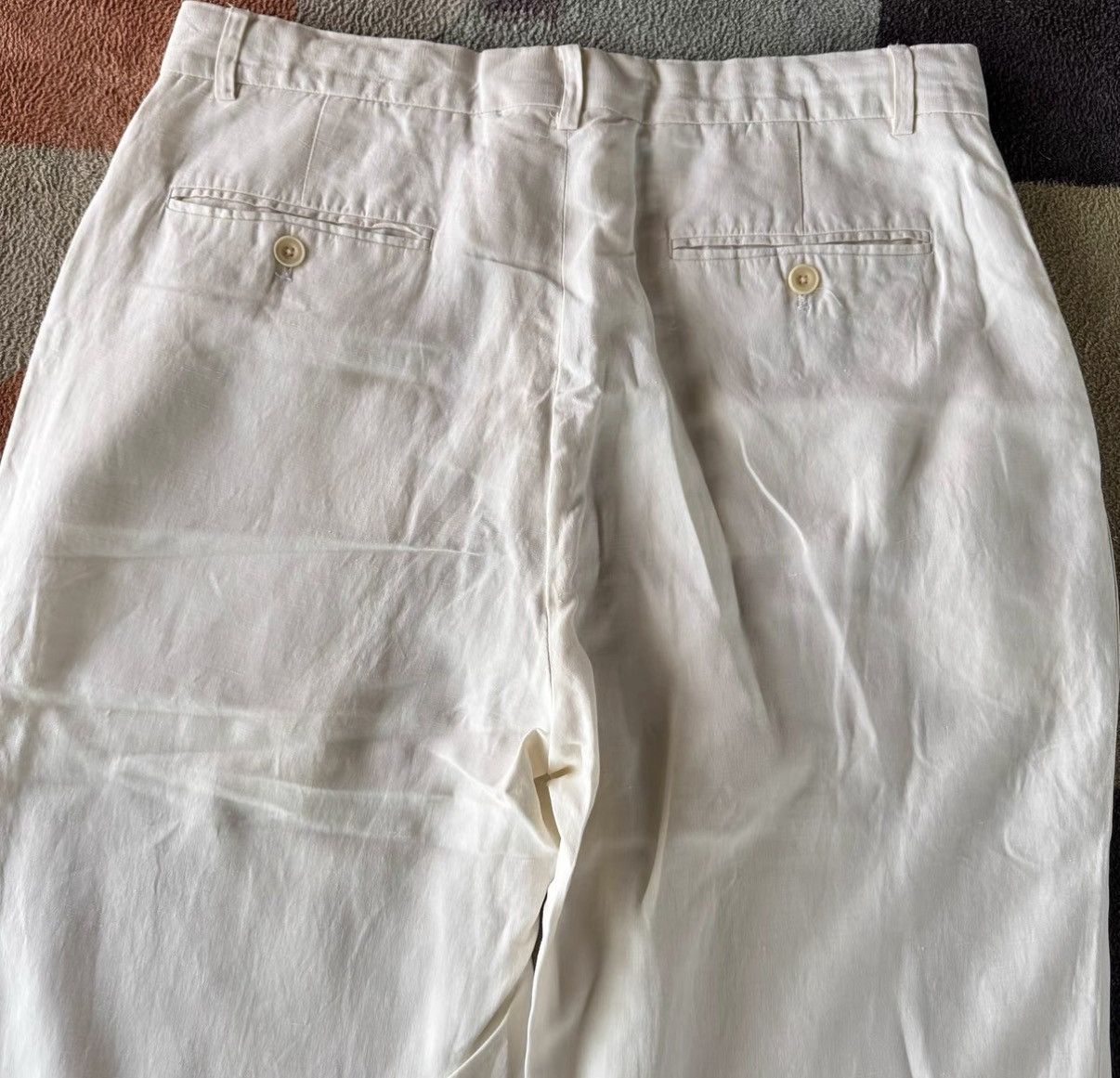 Polo Ralph Lauren Ralph Lauren Polo RL Silk Linen Pants K22 Size US 32 / EU 48 - 7 Thumbnail