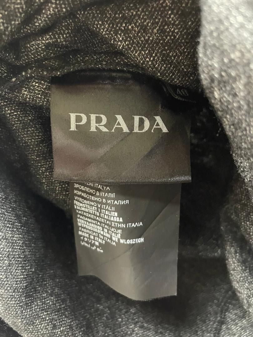 Prada PRADA Milano grey v-neck shift dress Size S / US 4 / IT 40 - 6 Thumbnail