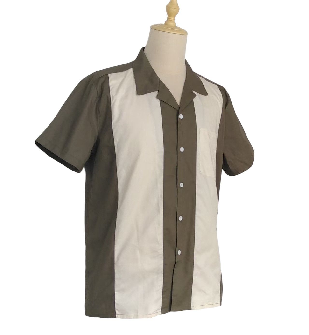 Other Vintage Style Western Shirts Bowling Shirts-olive Size US L / EU 52-54 / 3 - 2 Thumbnail