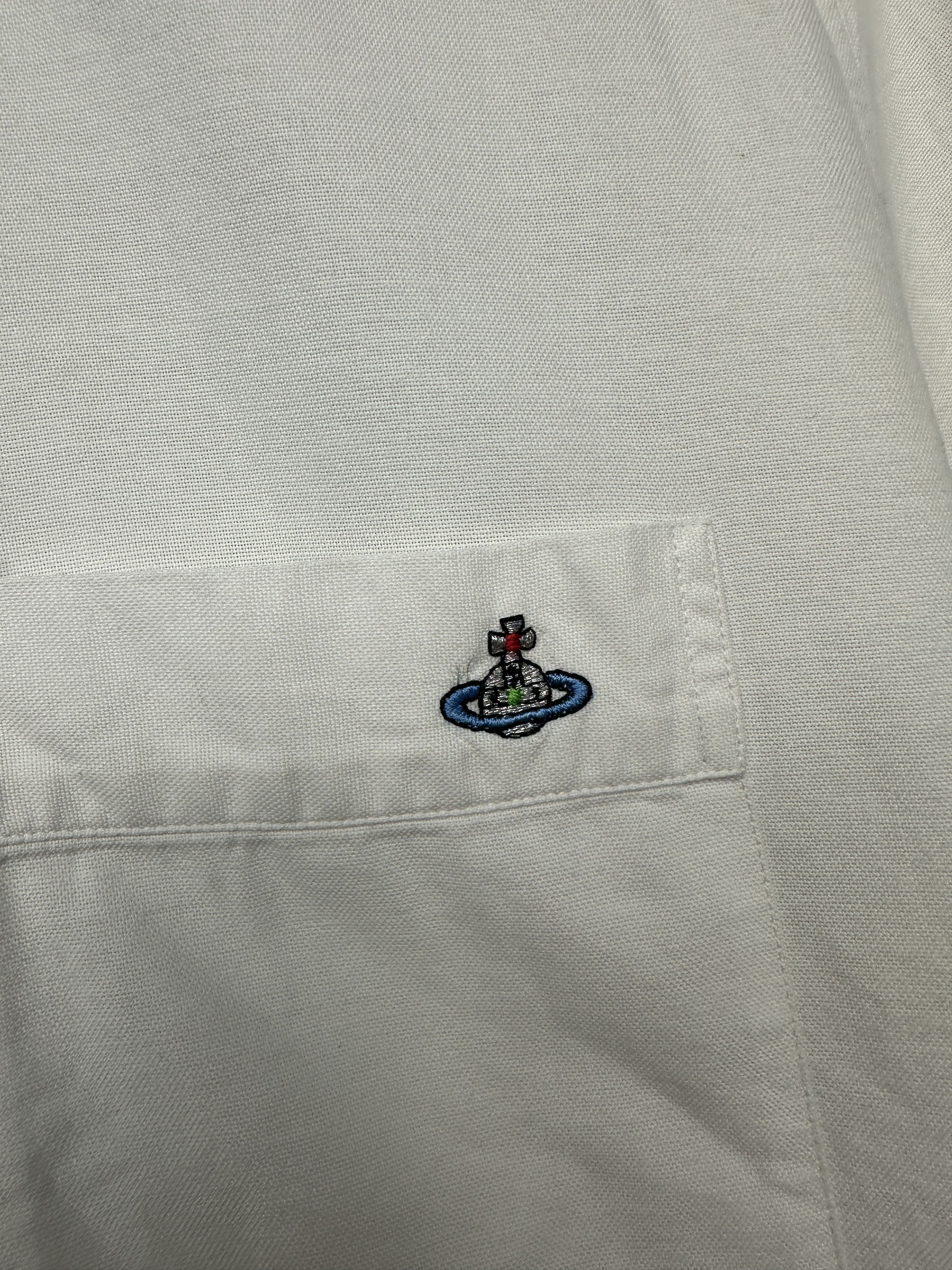 Vivienne Westwood Vivienne Westwood Mens Short Sleeve White Shirt Size US M / EU 48-50 / 2 - 3 Thumbnail