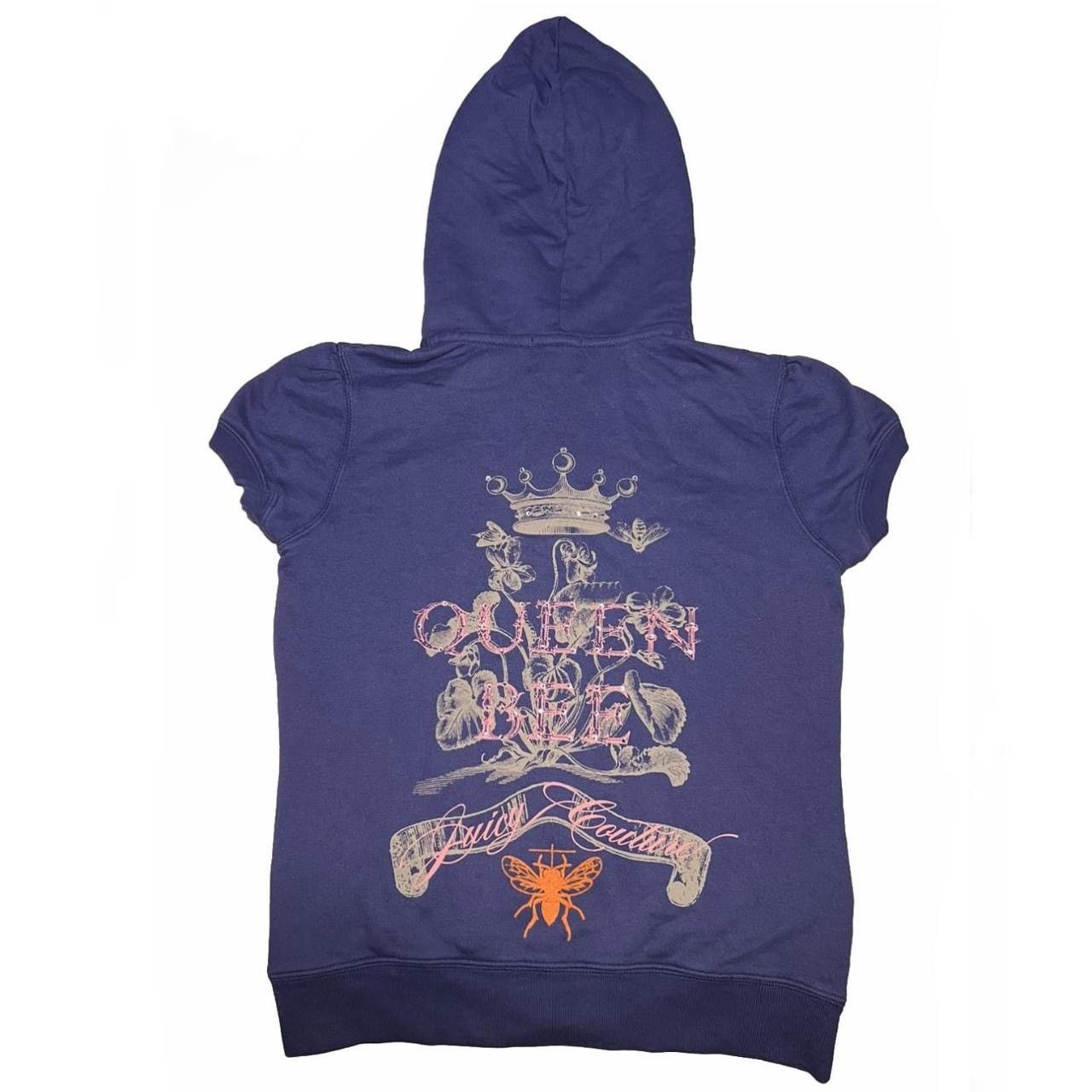 Juicy Couture Juicy Couture Queen Bee Shirt Zip Up Hoodie y2k Size M / US 6-8 / IT 42-44 - 1 Thumbnail