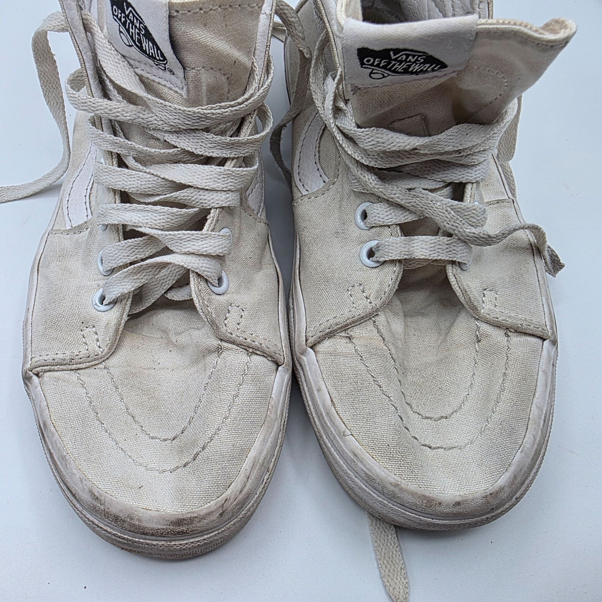 Vans Vans Sk8-Hi Womens 9 Triple White High Top Sneakers Shoes Ca Size US 9 / IT 39 - 10 Thumbnail