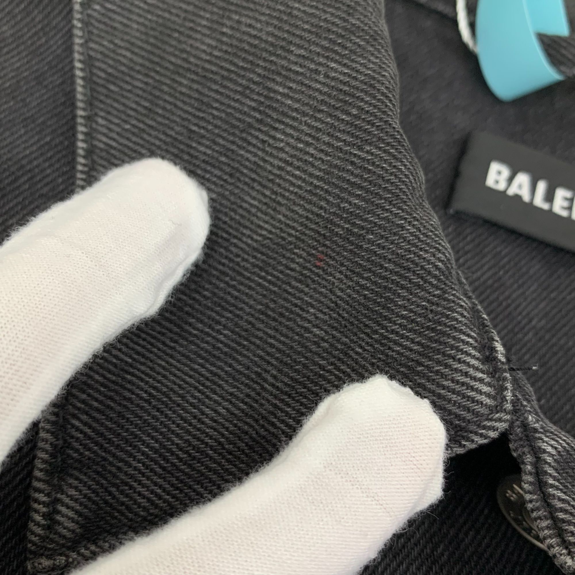Balenciaga Balenciaga Black Cotton-Blend Denim Jacket Single-Breasted L Size US L / EU 52-54 / 3 - 5 Thumbnail