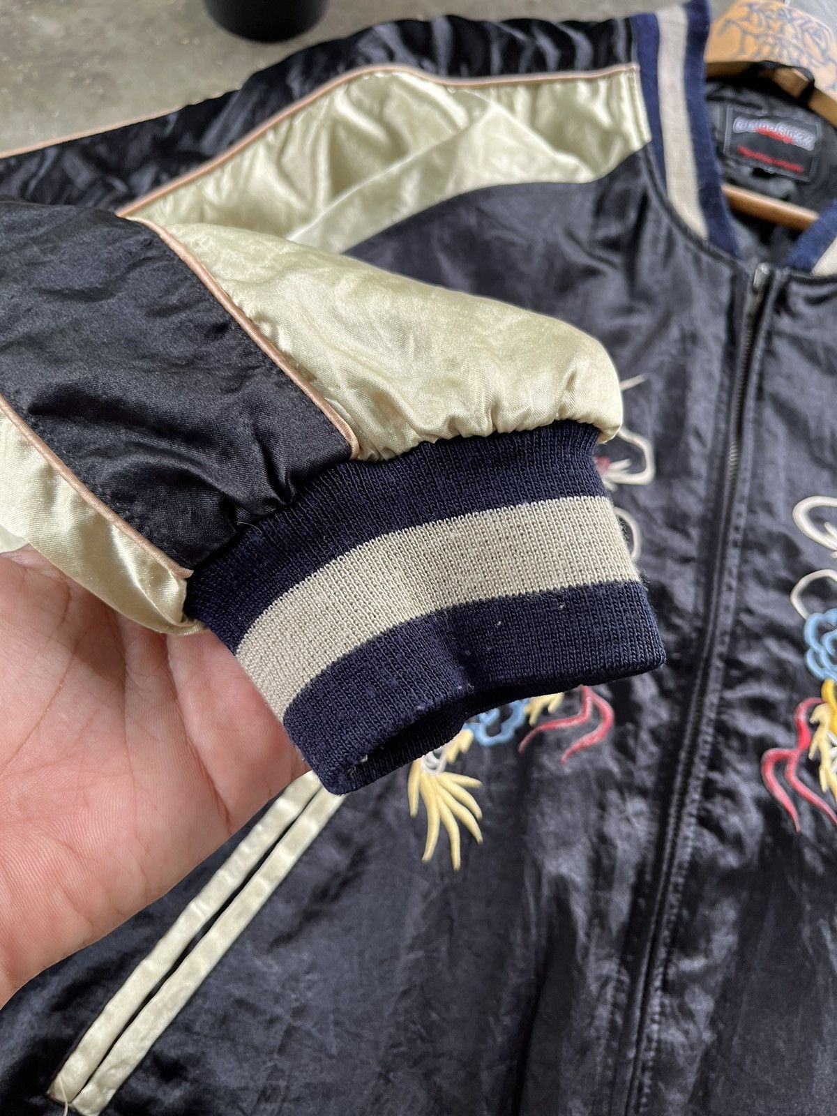 Japanese Brand × Vintage 🔥Vintage Sukajan Souvenir Embroidery Zipper Jacket Japan Size US M / EU 48-50 / 2 - 5 Thumbnail