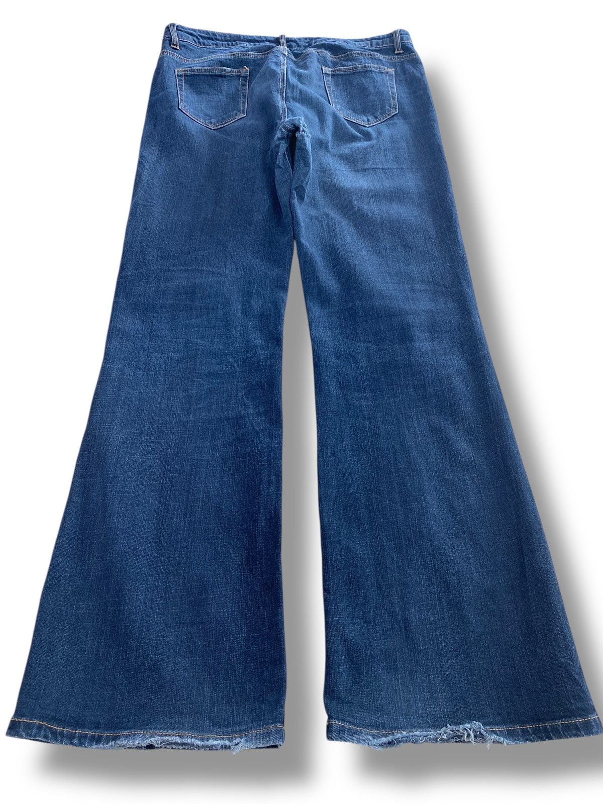 Japanese Brand Japanese Brand Dark Blue Wash Style Flare Jean Size US 32 / EU 48 - 3 Thumbnail