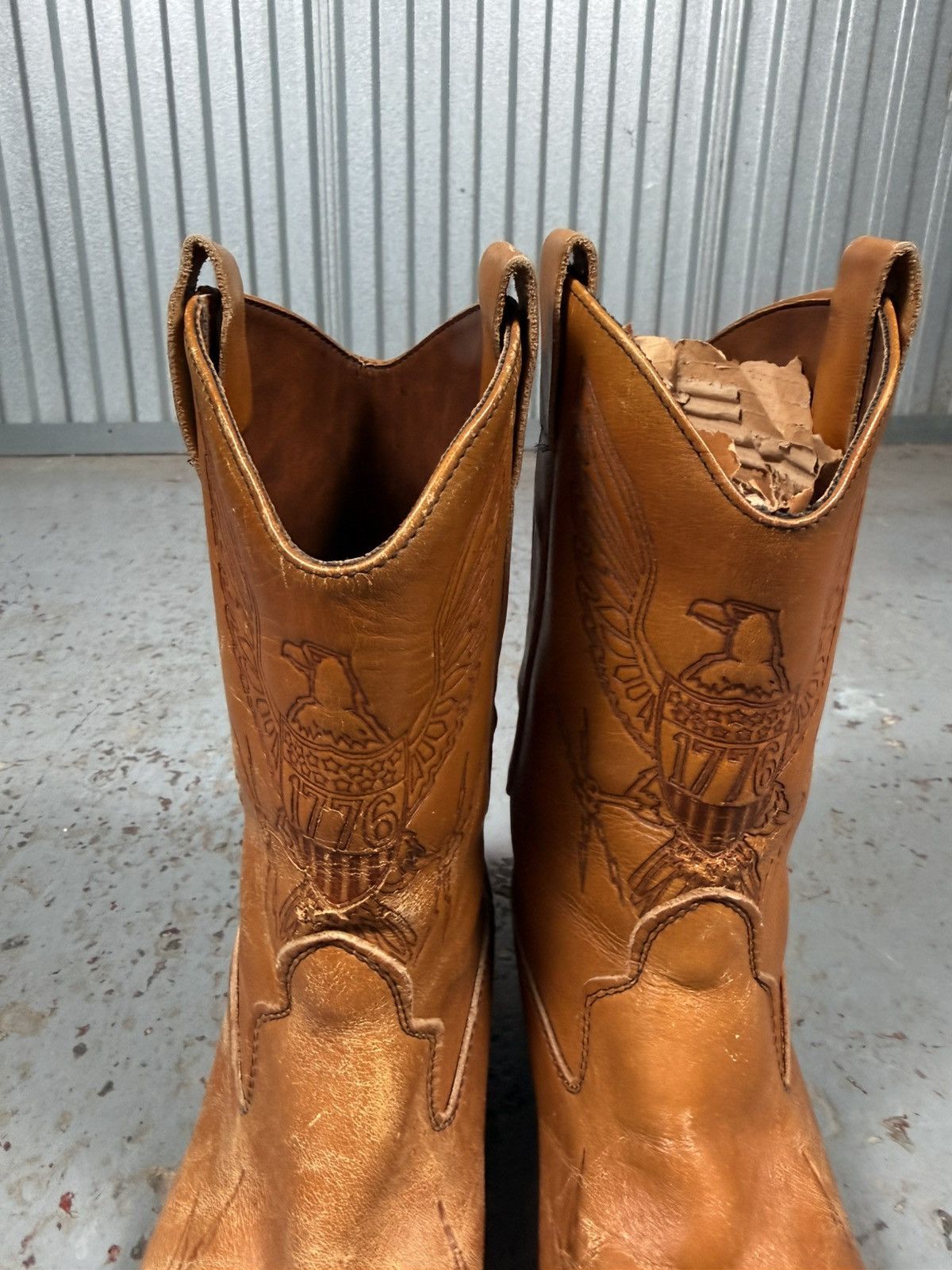 Other Vintage 1976 Hondos Liberty Tan Cowboy Boots Size US 10 / EU 43 - 3 Thumbnail