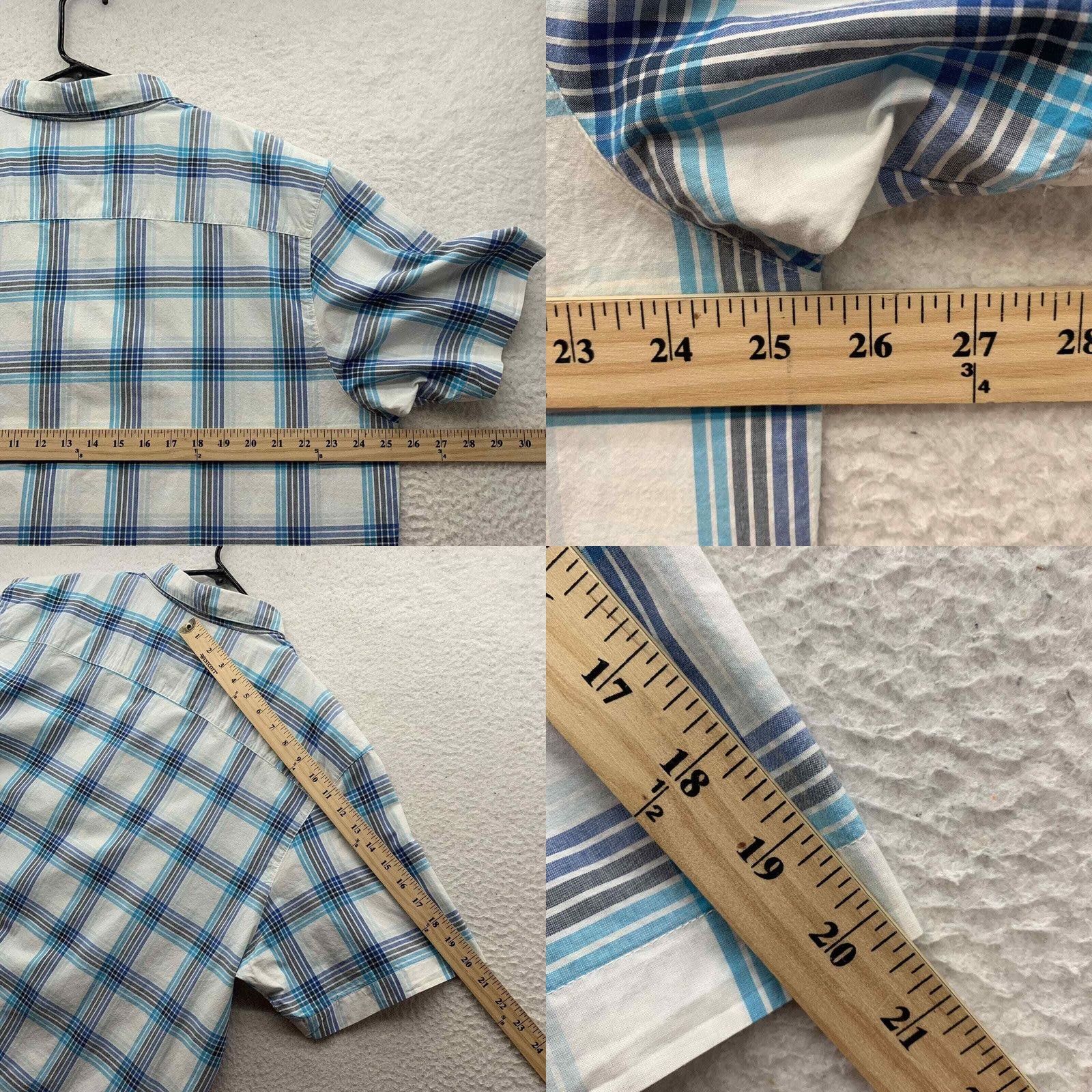 Vintage Columbia Button Up Shirt Mens XL White Blue Plaid Outdoors Hiking Dad Size US XL / EU 56 / 4 - 8 Thumbnail
