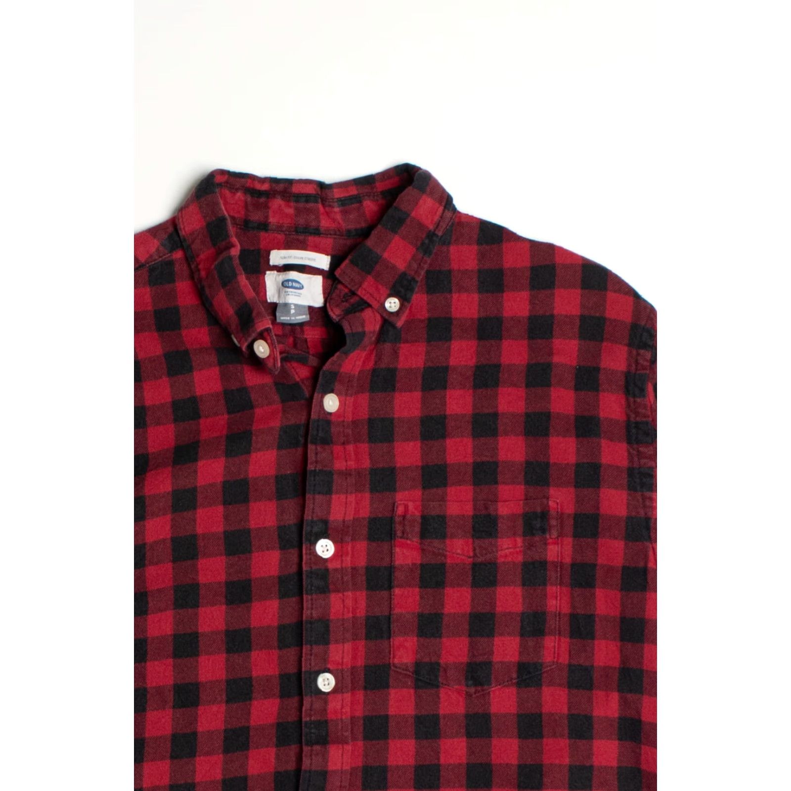 Old Navy VINTAGE Old Navy Shirt Red Small Check Plaid Button-Up Long Sleeve Mens Size US S / EU 44-46 / 1 - 2 Thumbnail