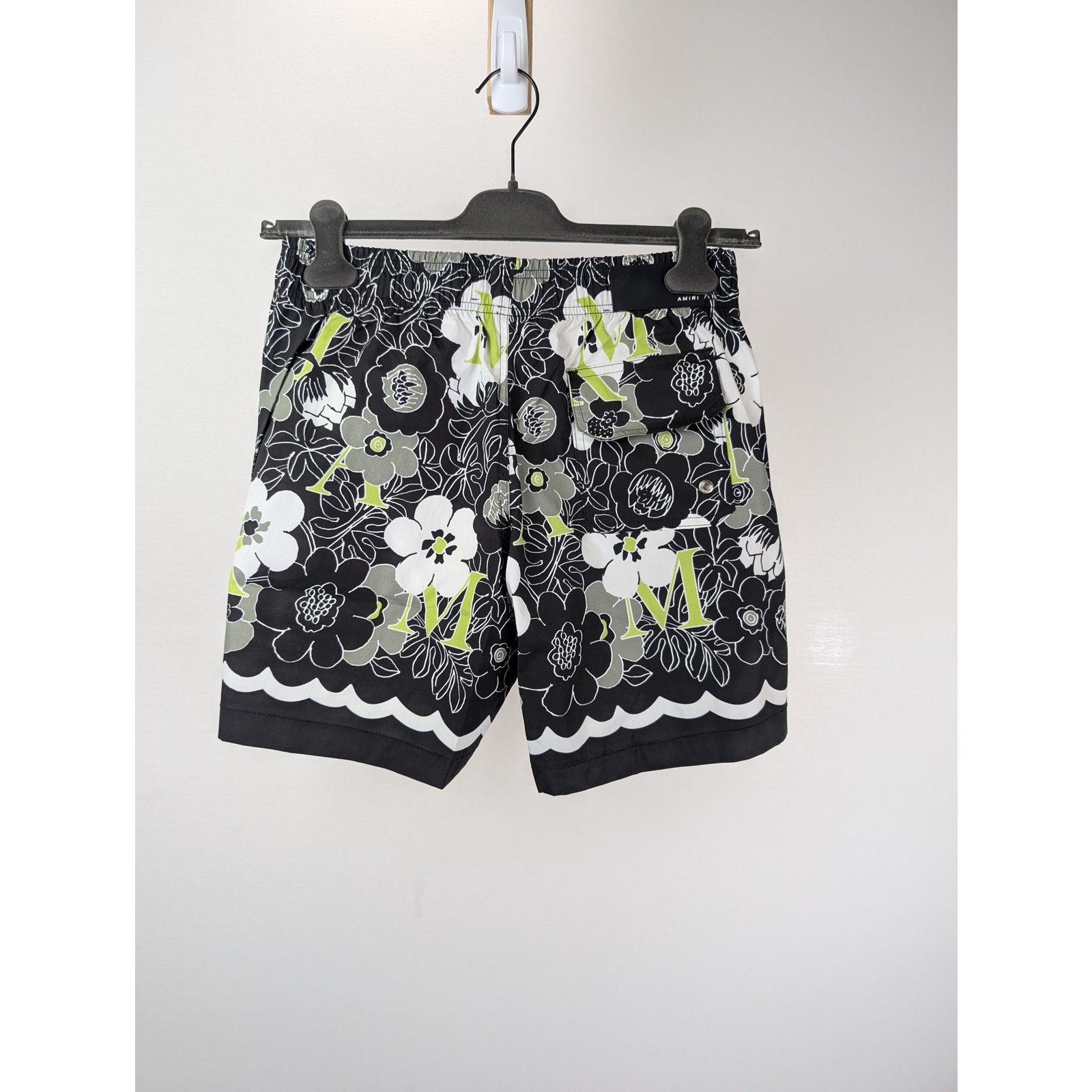 Amiri o1rshd1 Flower Amiri Swimtrunk Swim Shorts in Black Size US 30 / EU 46 - 10 Thumbnail