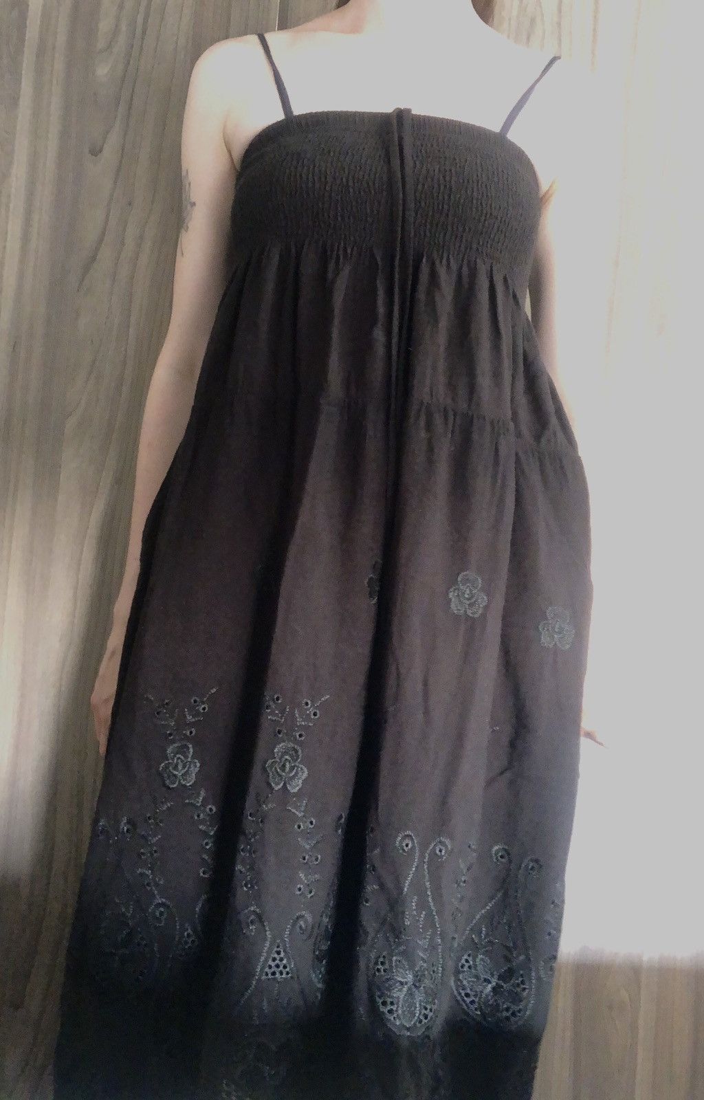 Vintage Black summer skirt Size 27" / US 4 / IT 40 - 3 Thumbnail