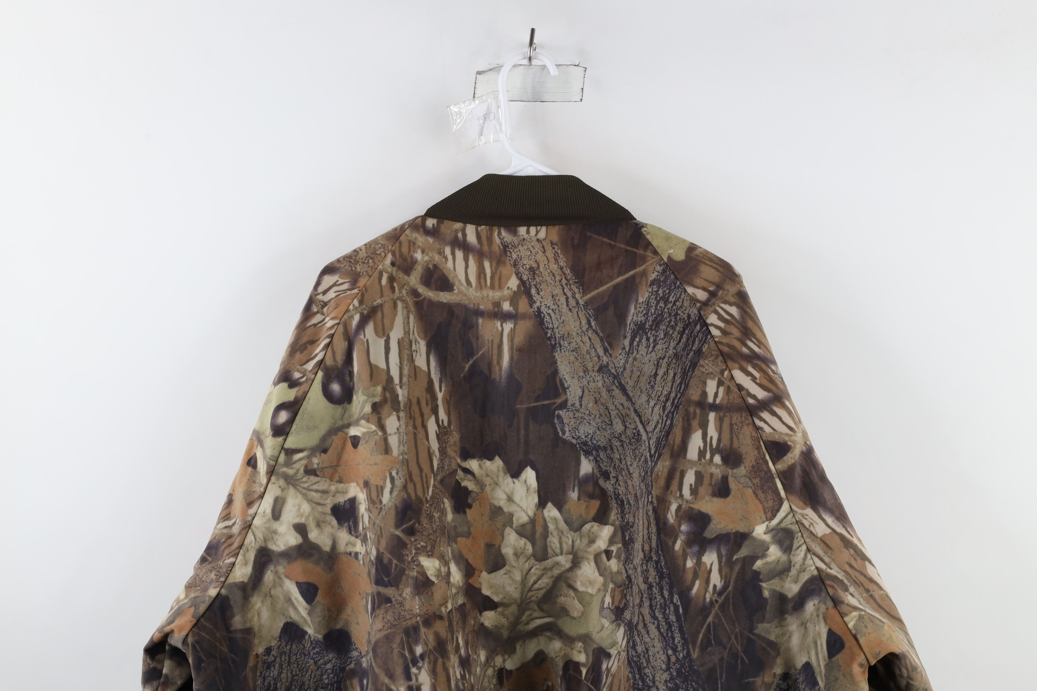 Vintage Vintage 80s Camouflage Soft Cloth Quilt Bomber Jacket USA Size US XXL / EU 58 / 5 - 11 Thumbnail