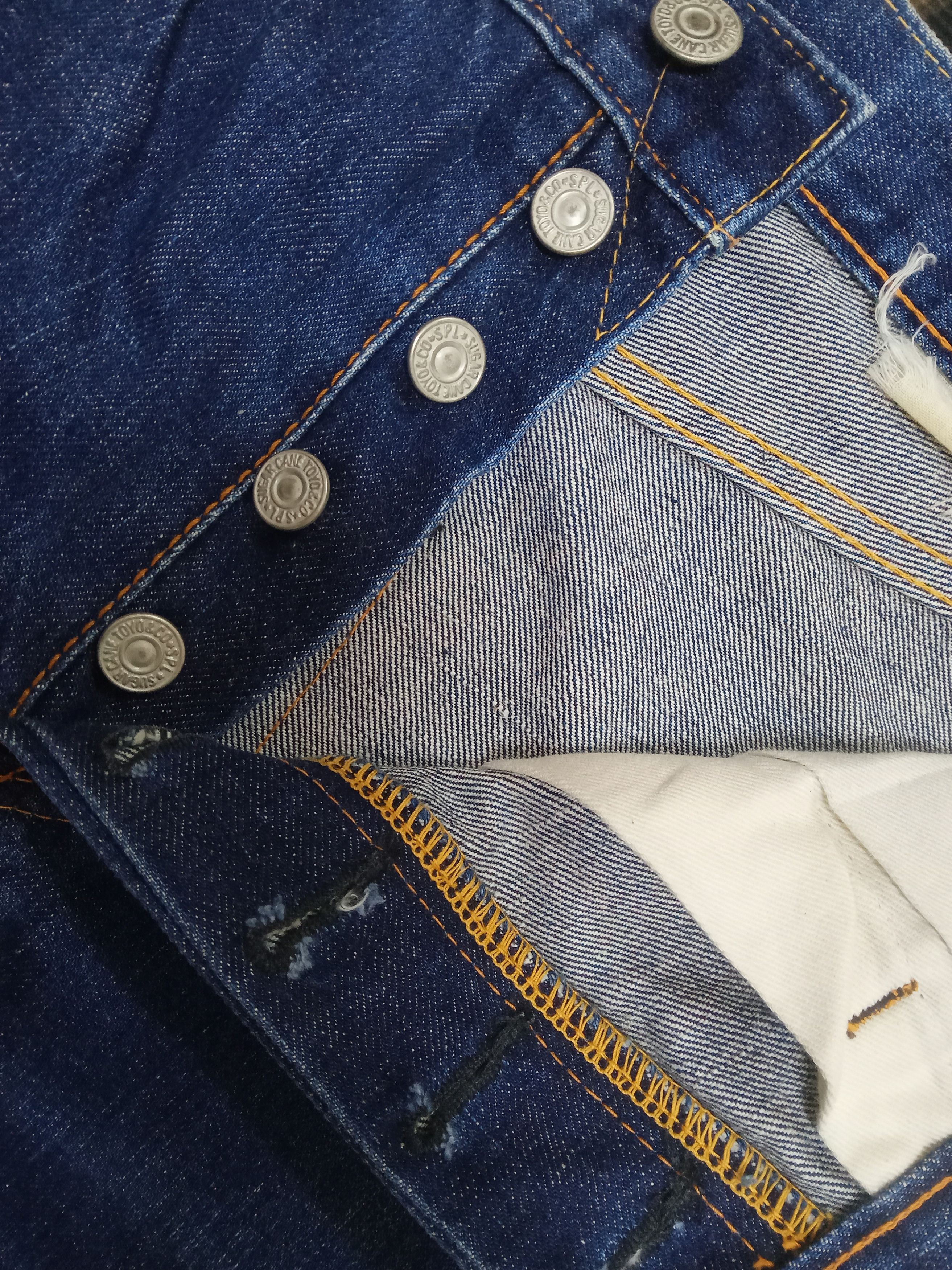 Sugar Cane Sugar Cane Redline Selvedge Distressed Jeans Size US 28 / EU 44 - 9 Thumbnail