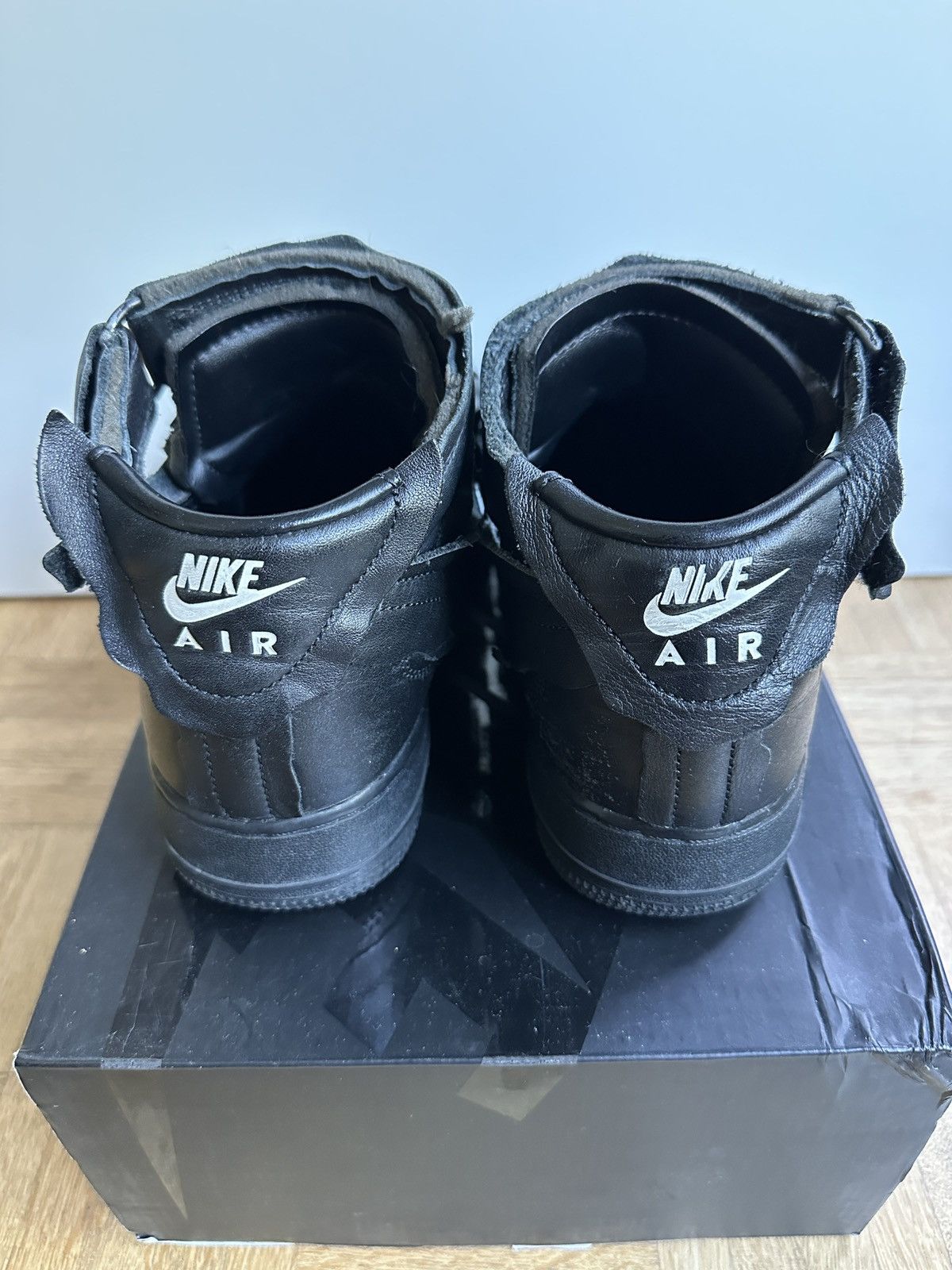 Comme des Garcons Homme Plus × Nike AF1 x Comme des Garçons “Triple Black” Size US 10 / EU 43 - 5 Thumbnail