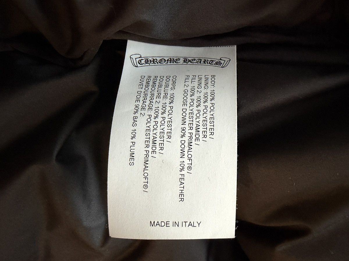 Chrome Hearts Chrome Hearts CH Puffer Jacket Sz XL Size US XL / EU 56 / 4 - 17 Thumbnail
