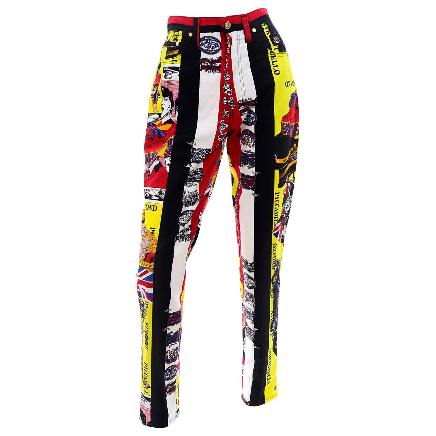 Versace Jeans Couture Gianni Versace Jeans Couture Beatles Sex Pistols Pants (M) Size 30" / US 8 / IT 44 - 2 Thumbnail